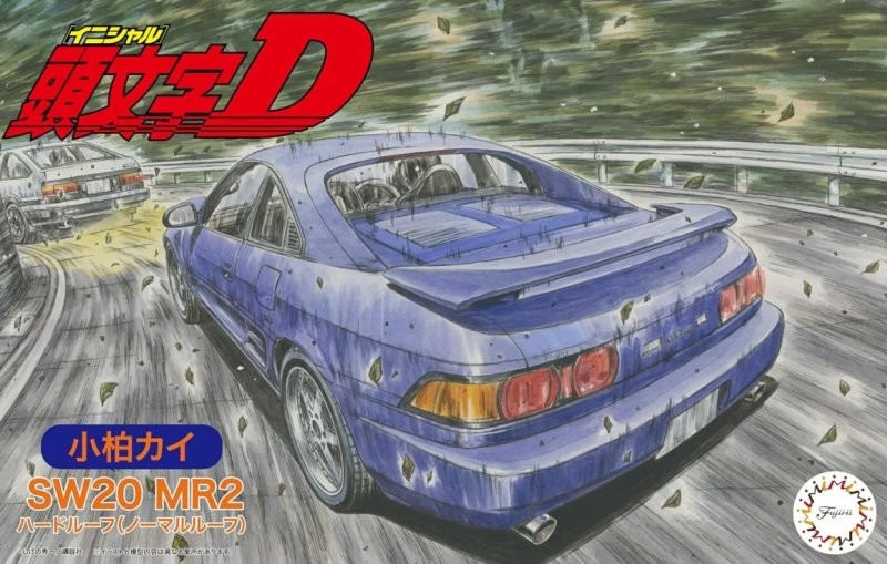 Fujimi 1/24 Scale Model Car Kit Initial D Toyota SW20 MR2 Kogashiwa Kai Ver.