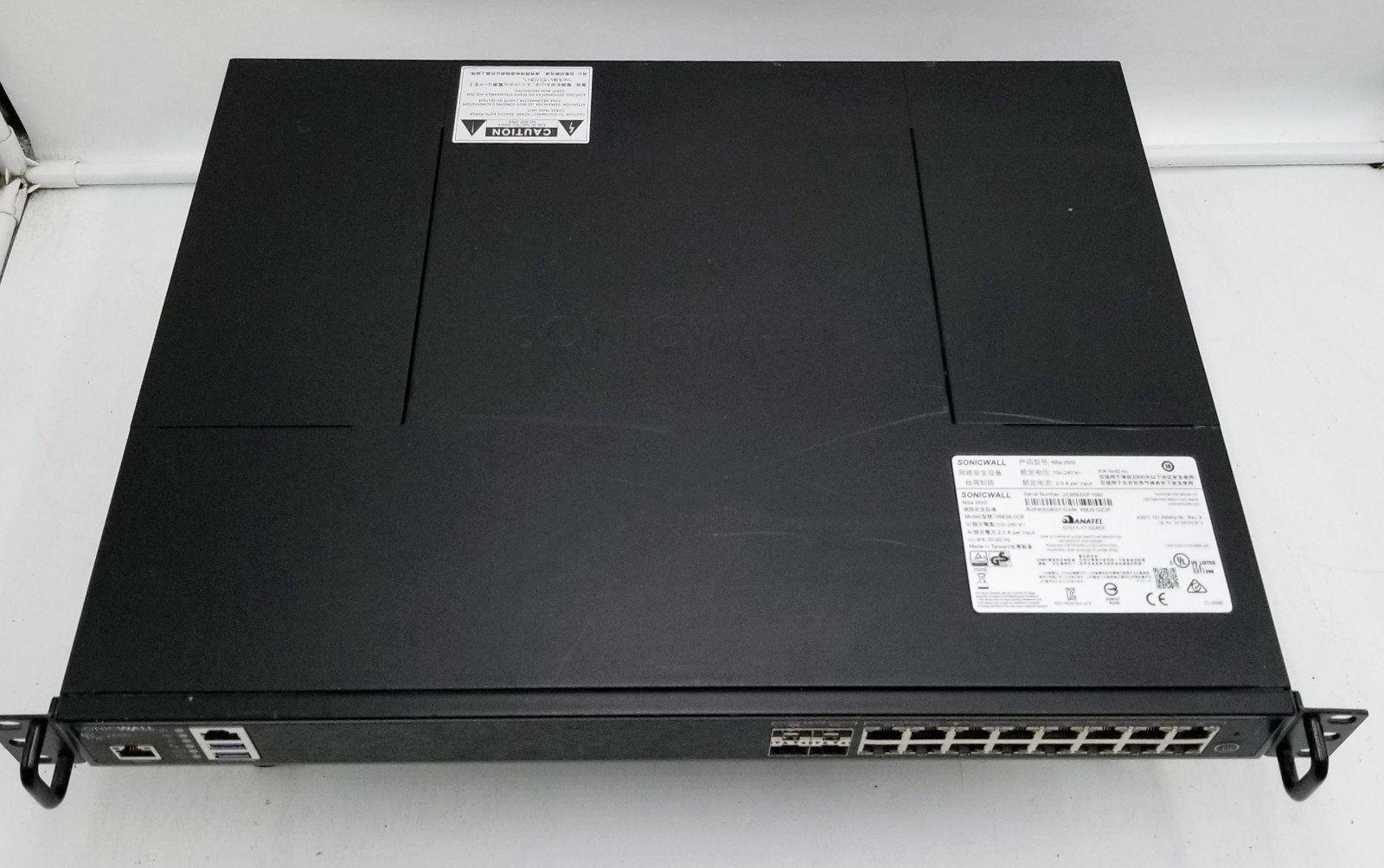 SONICWALL NSA 2650 NETWORK SECURITY APPLIANCE - USED