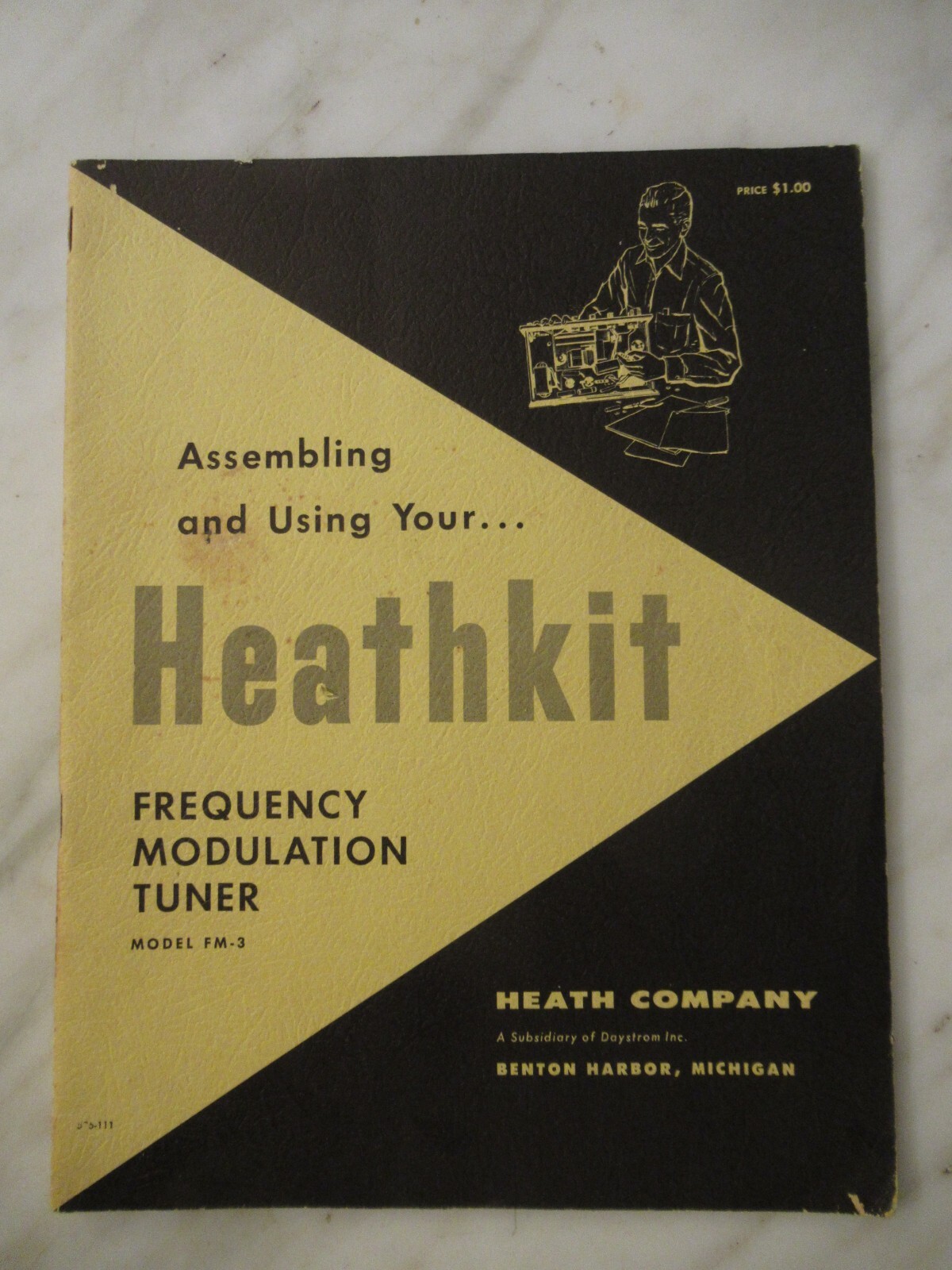 HEATHKIT MODEL FM-3 FREQUENCY MODULATION TUNER MANUAL - ORIGINAL