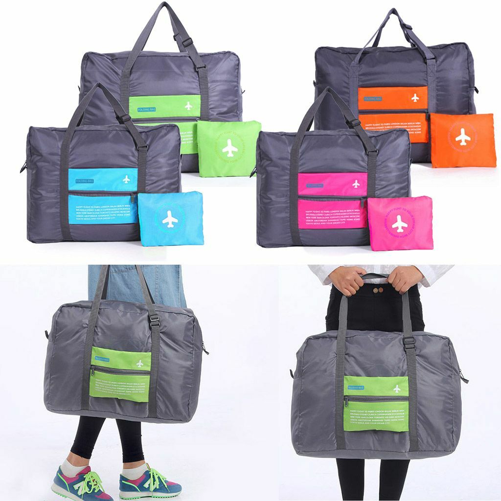 Big Foldable Travel Storage Luggage Carry-on Organizer Hand Shoulder Duffle Bag