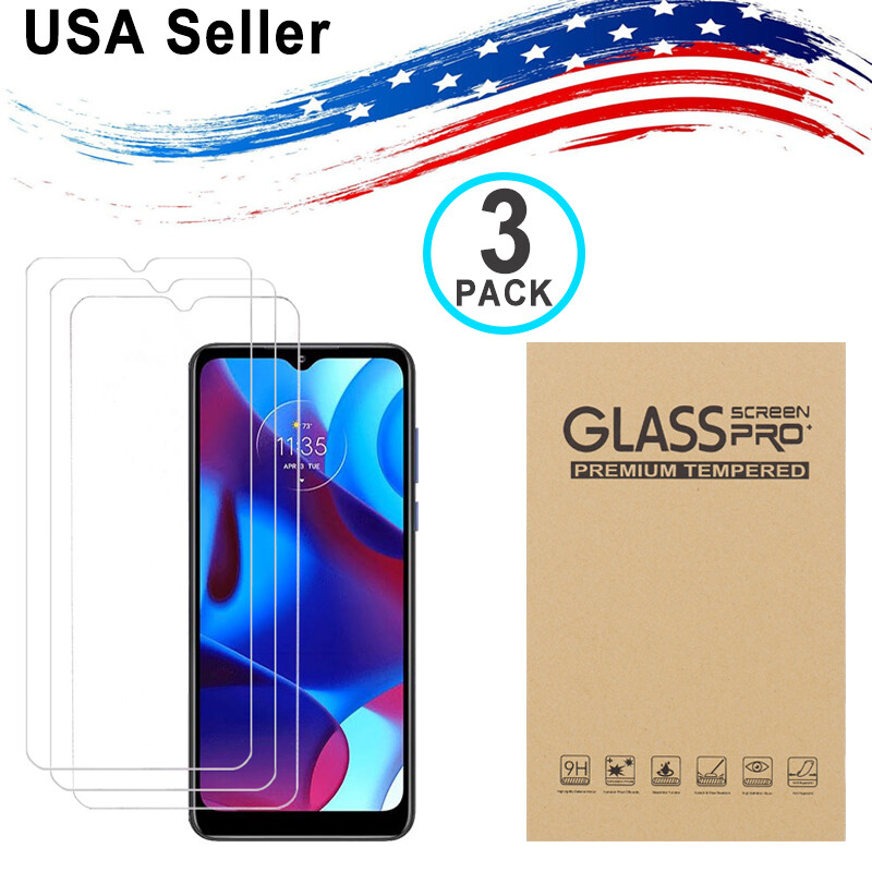 3PK Premium Motorola Moto G Pure 2021 Tempered Glass Screen Protector