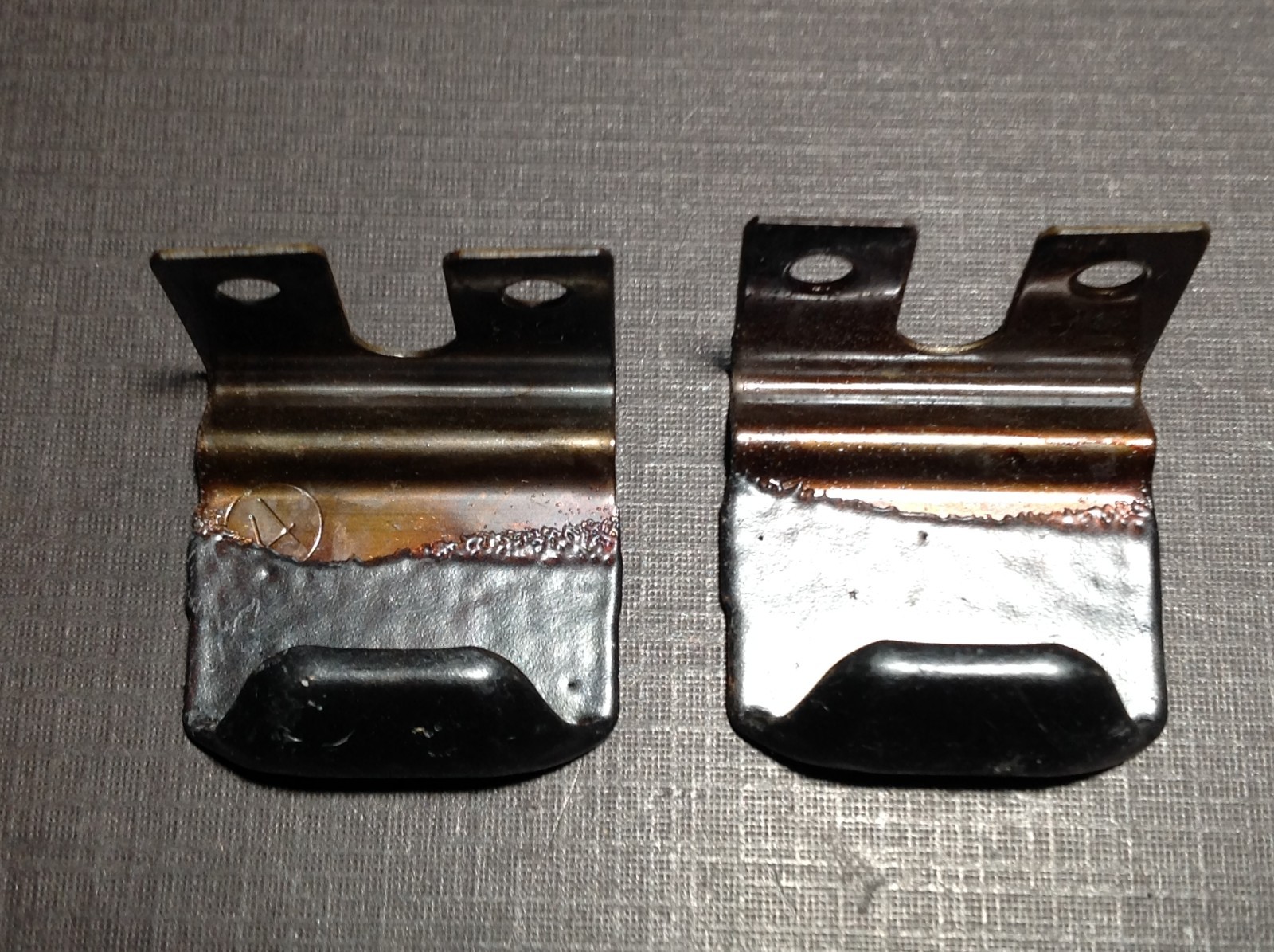 2 pcs NORS roof rail channel blow out clips 1967-1969 F-Body Camaro Firebird
