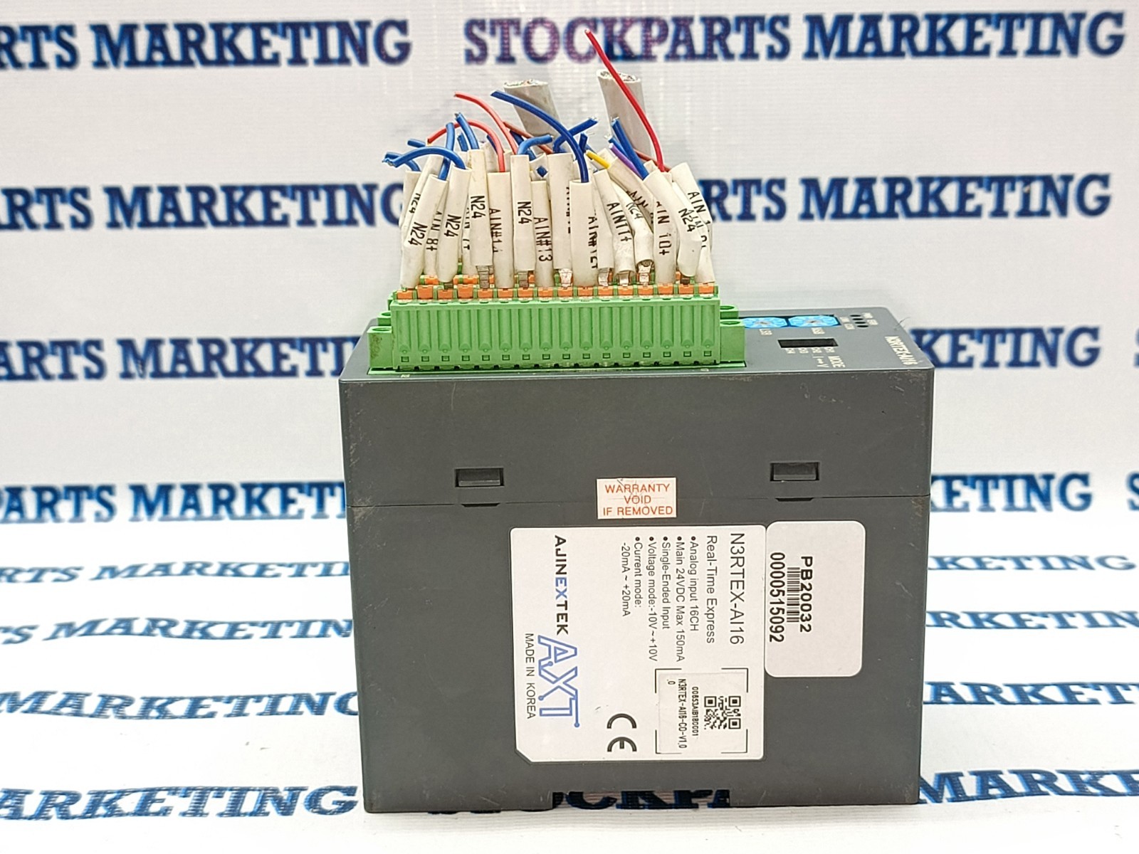 AXT AJINEXTEK N3RTEX-AI16 REAL-TIME EXPRESS ANALOG INPUT 16CH MODULE FAST SHIP!