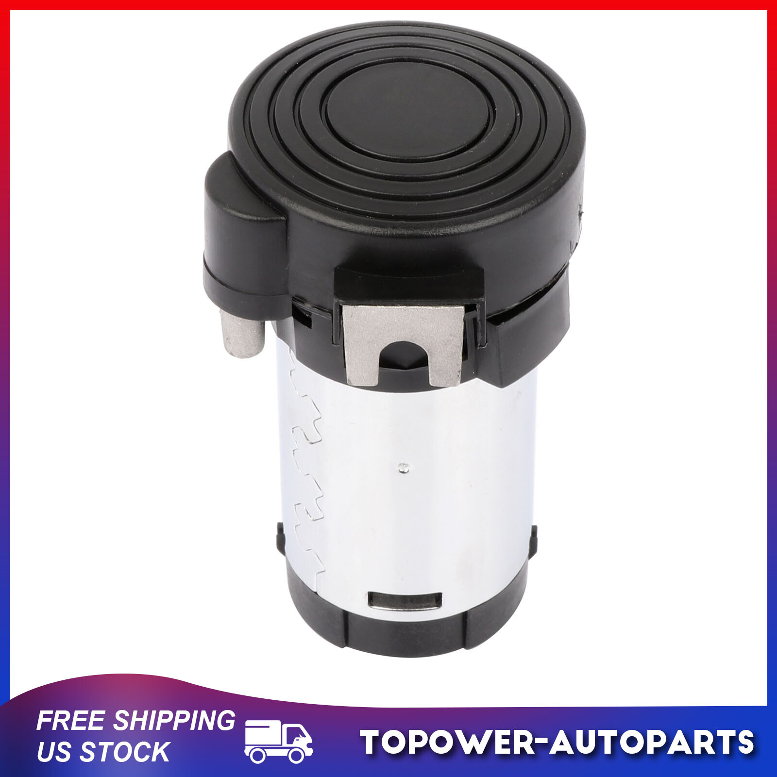 12V 18PSI Chrome Black Air Horn Compressor Pump For Motorcycle Truck Car