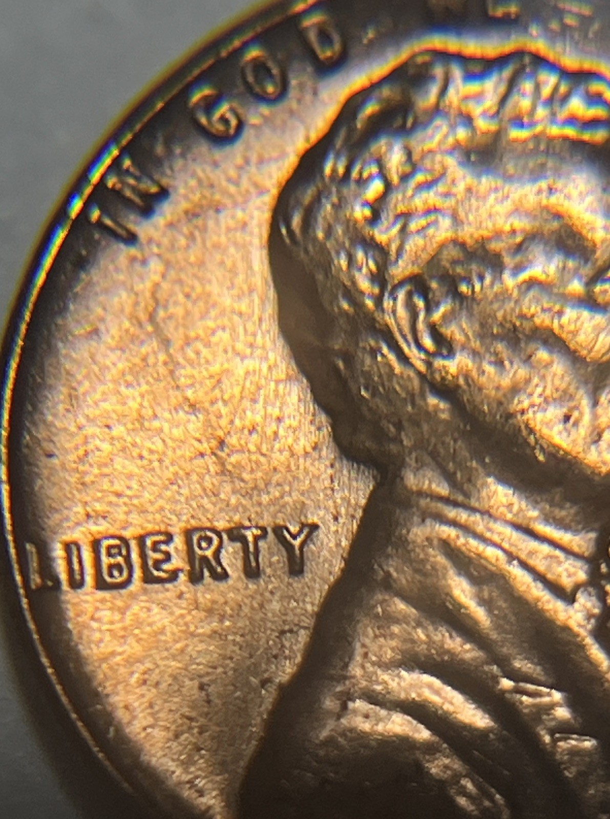 1963 D Penny Errors Strike Through Grease From Original Uncirculated Roll #2