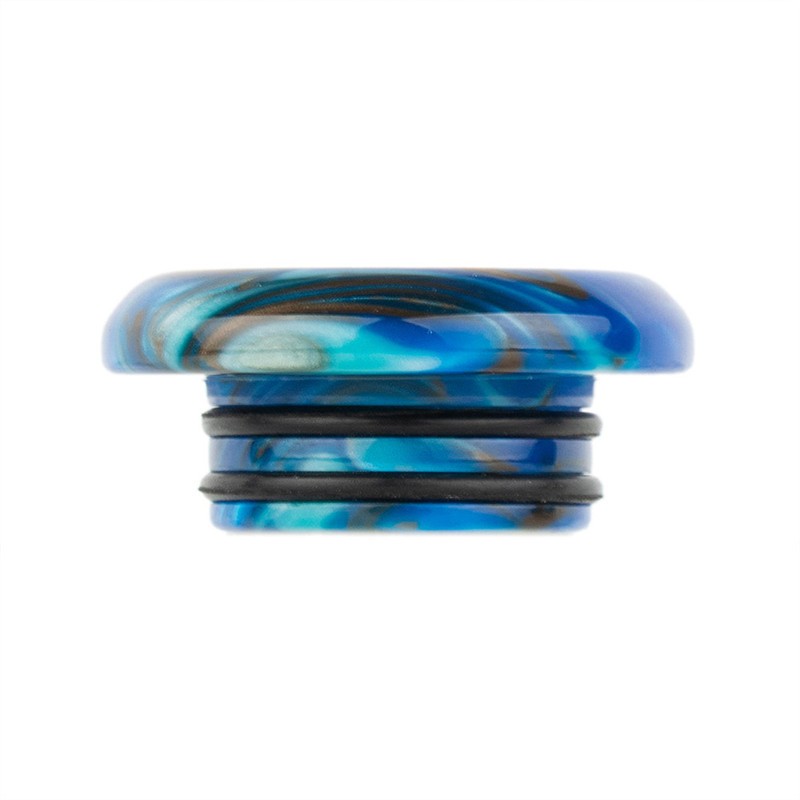 Colorful Pattern Flat 810 Resin Drip Tip Random 5PCS