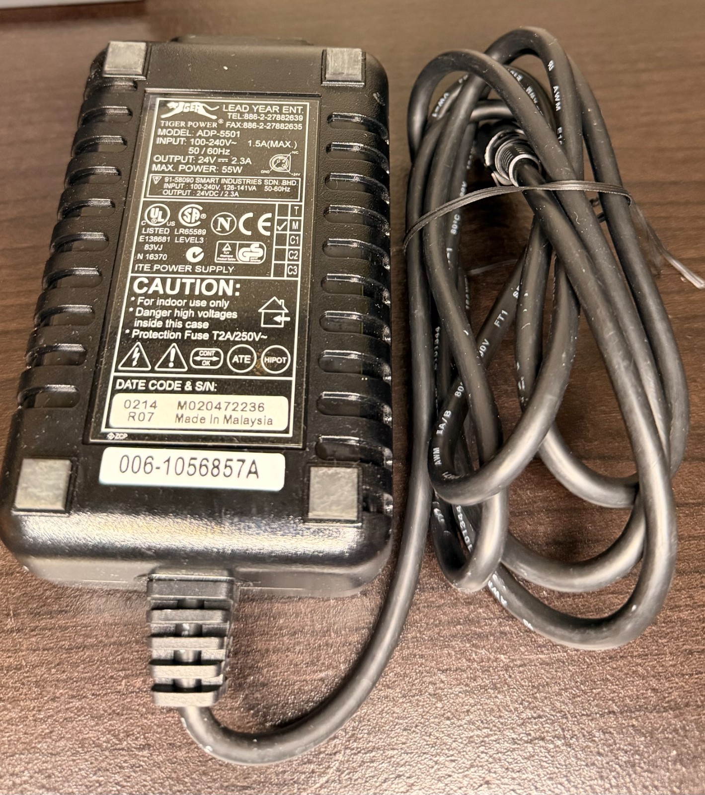 TESTED Epson TM-T88VI POS Compact Thermal Receipt Printer Ethernet USB Square