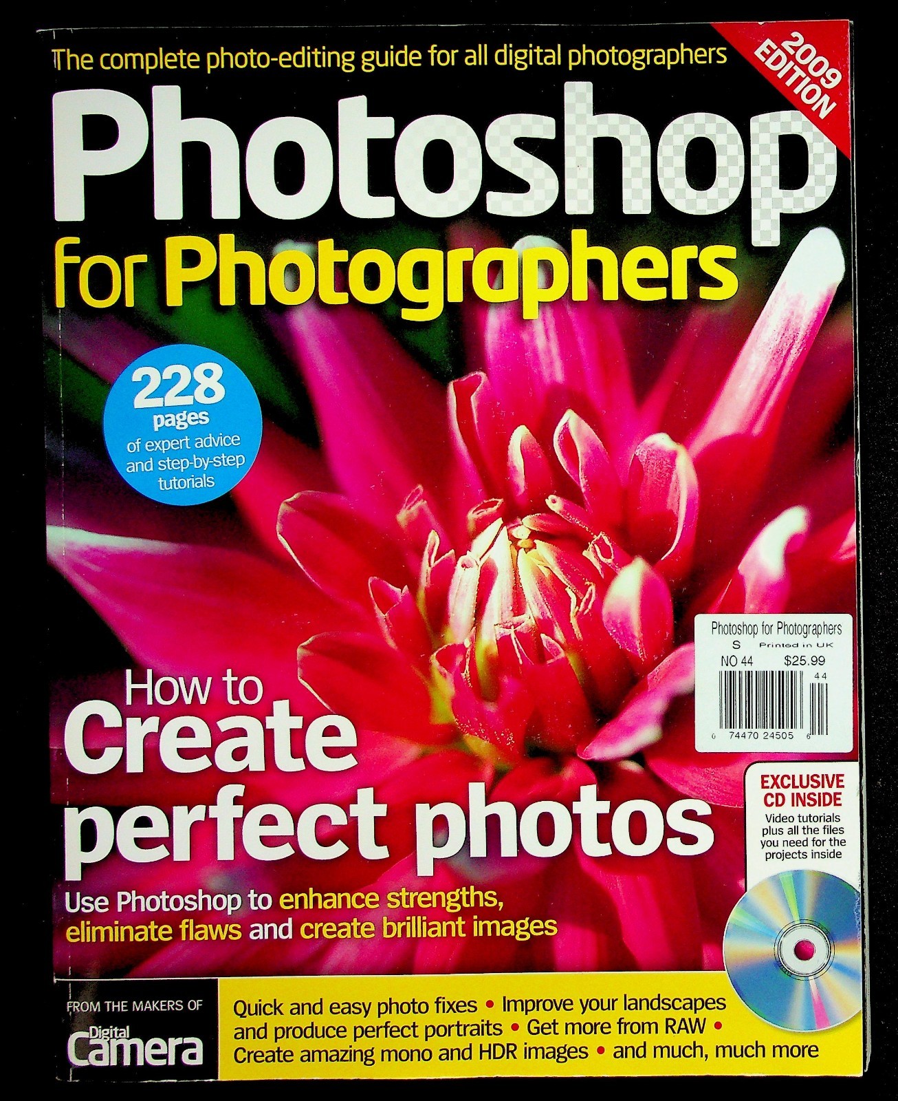 Photoshop for Photographers 2009 EDITION WITH CD  How to Create perfect photos