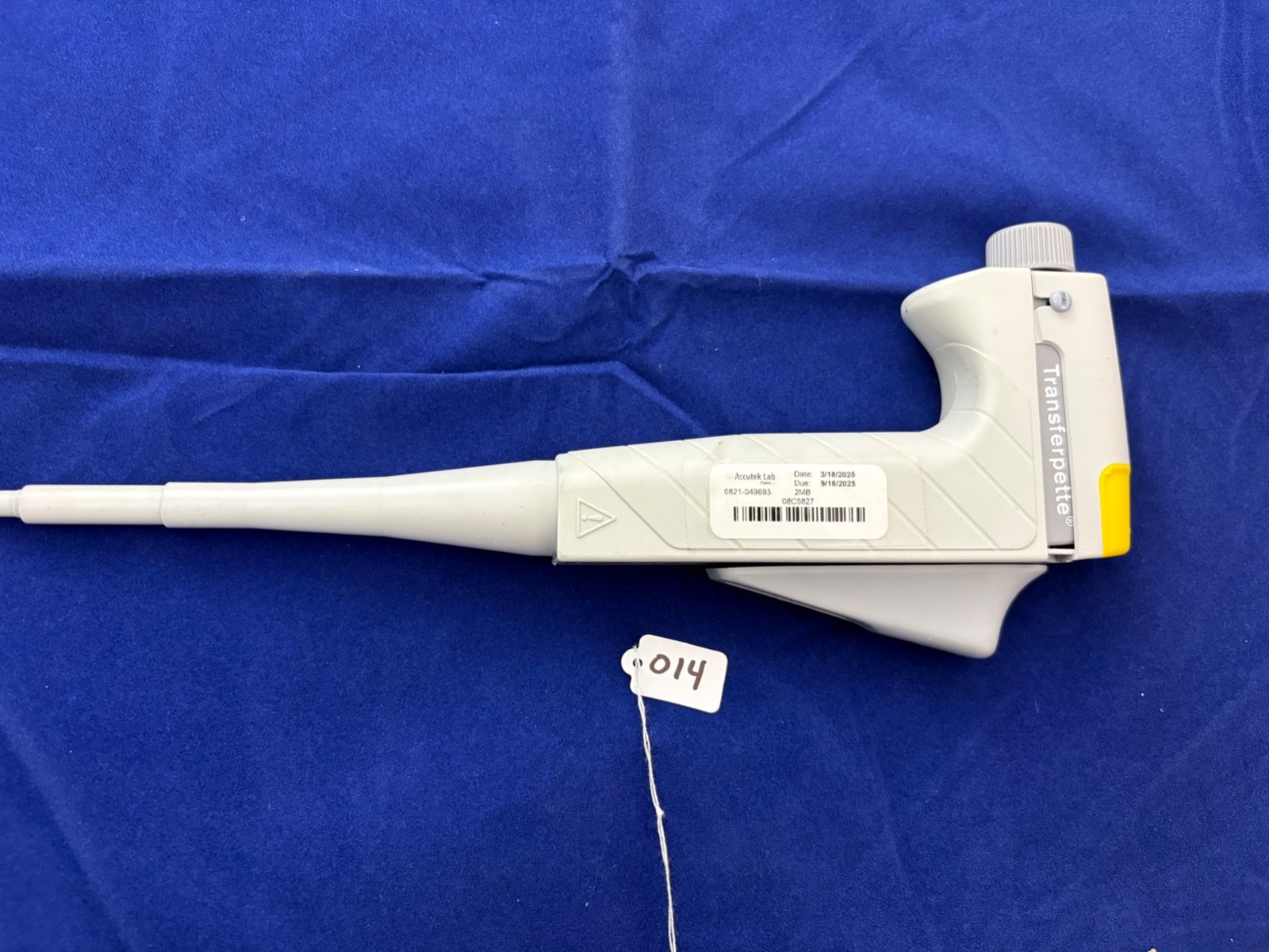 FisherBrand 20-200ul Adjustable Single Channel Pipette
