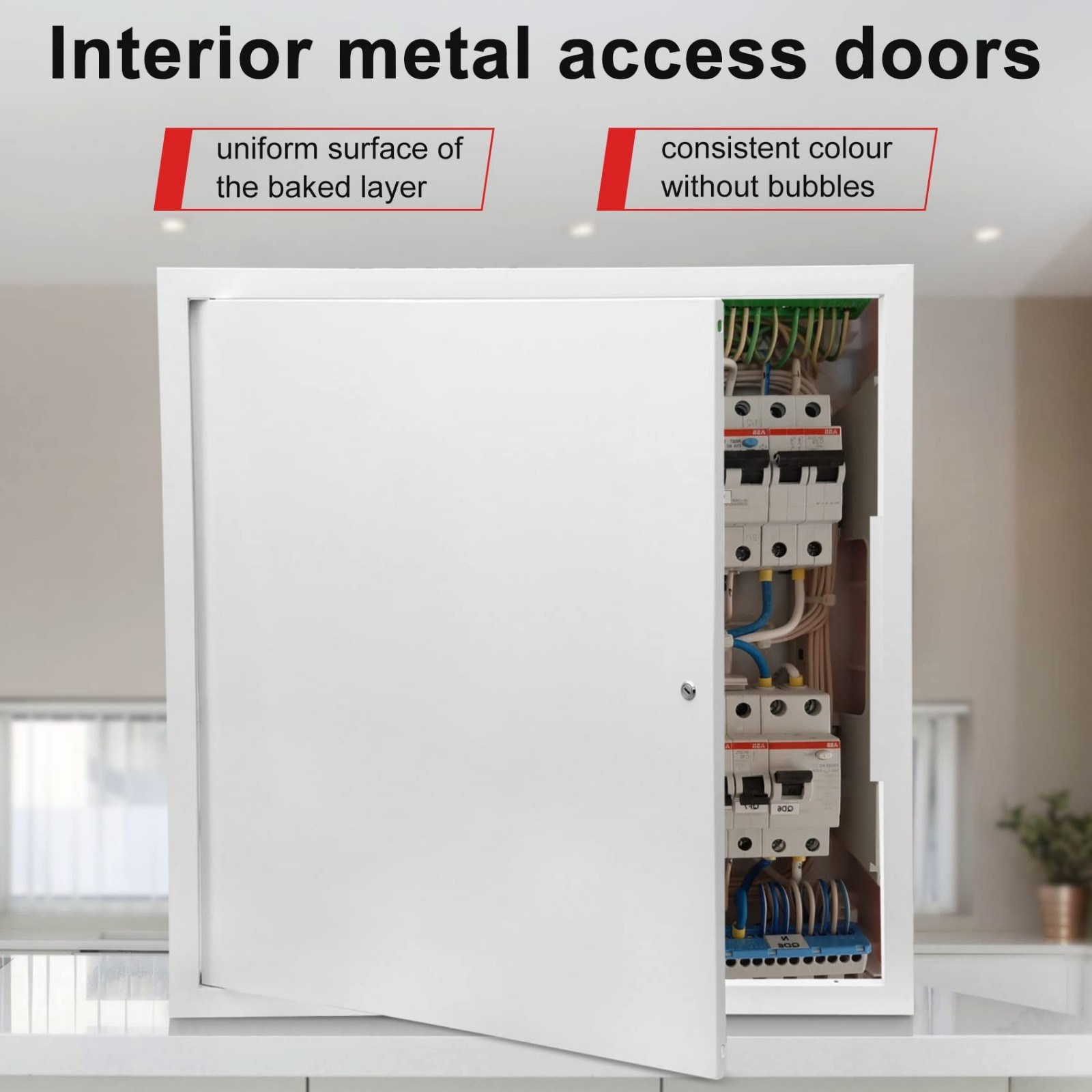 Thick 1mm 16x16 Drywall Access Panel - Durable Attic & Ceiling Door, Screwdriver