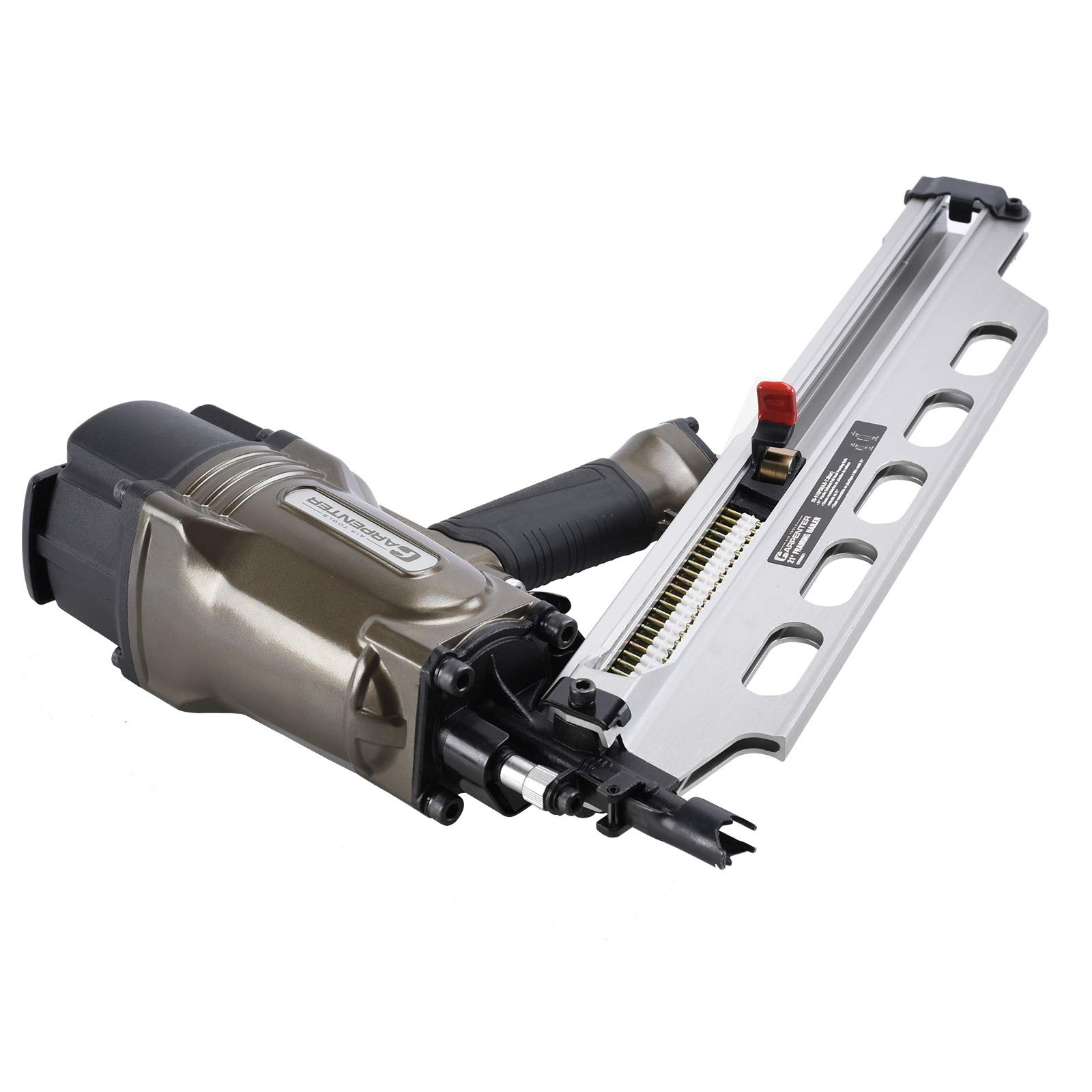 Carpenter Air Tools CFRN9021-B 21° Full Round Head Framing Nailer Silver