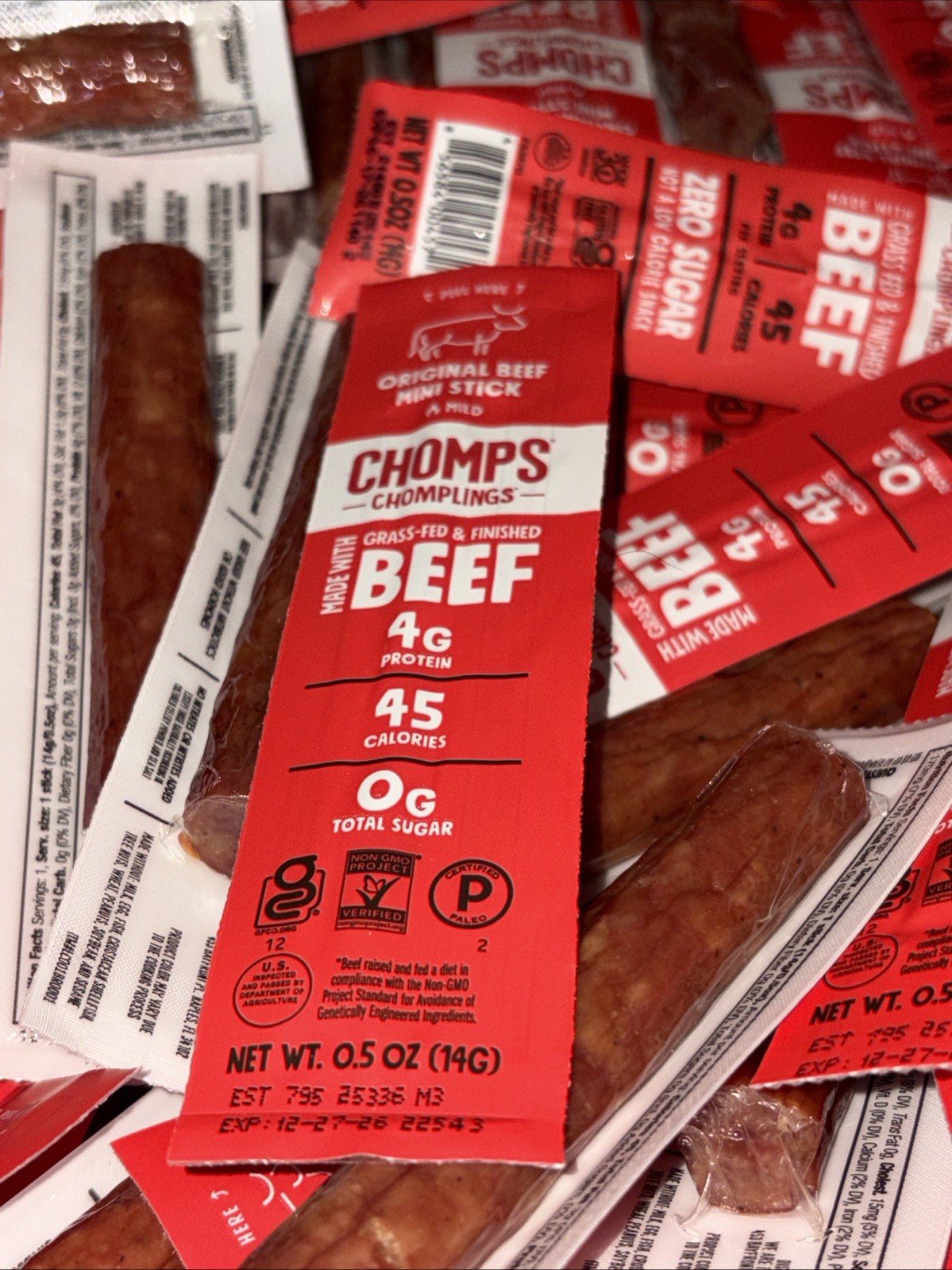 Chomps Beef Sticks Minis Bundle 40