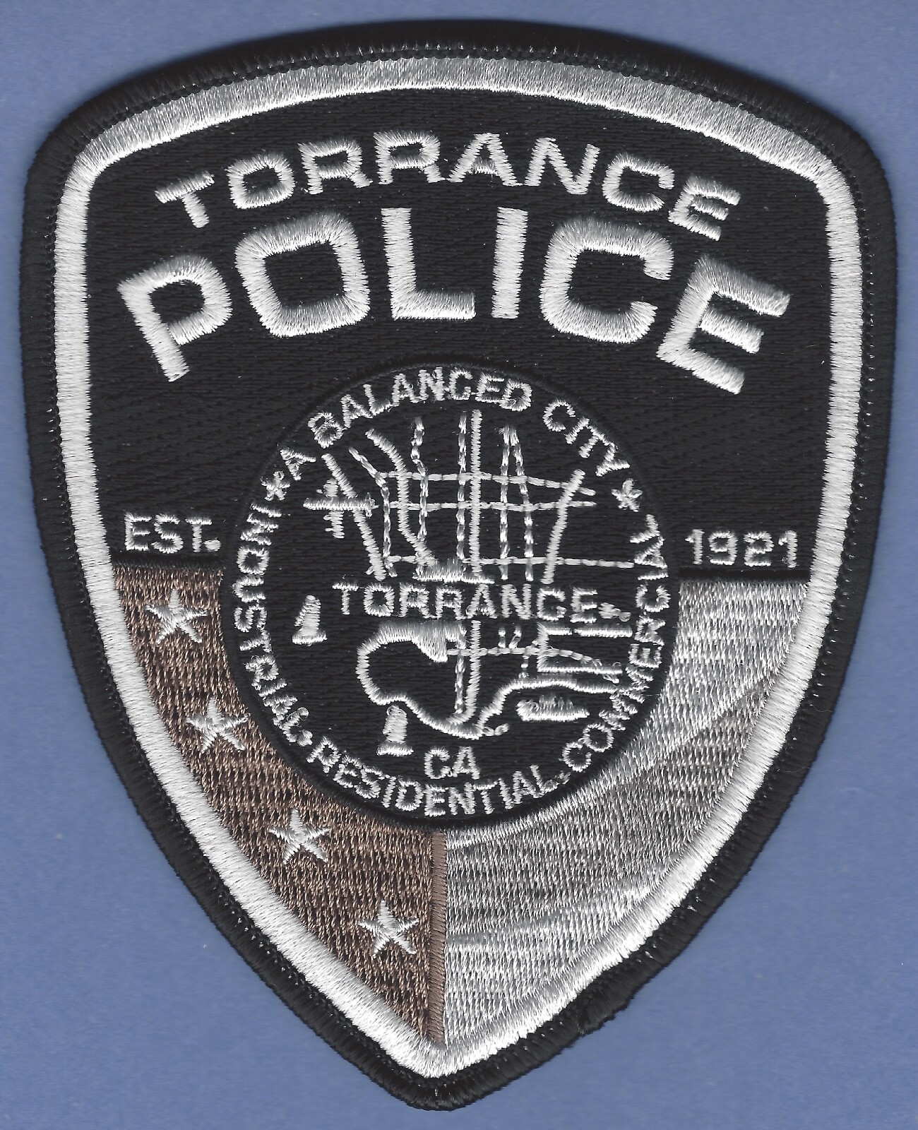 TORRANCE CALIFORNIA POLICE TACTICAL SHOULDER PATCH
