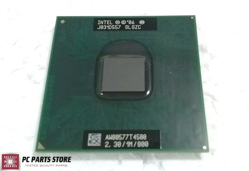 Intel Pentium T4500 Dual-Core 2.3GHz 1MB 800MHz Socket P SLGZC CPU Processor