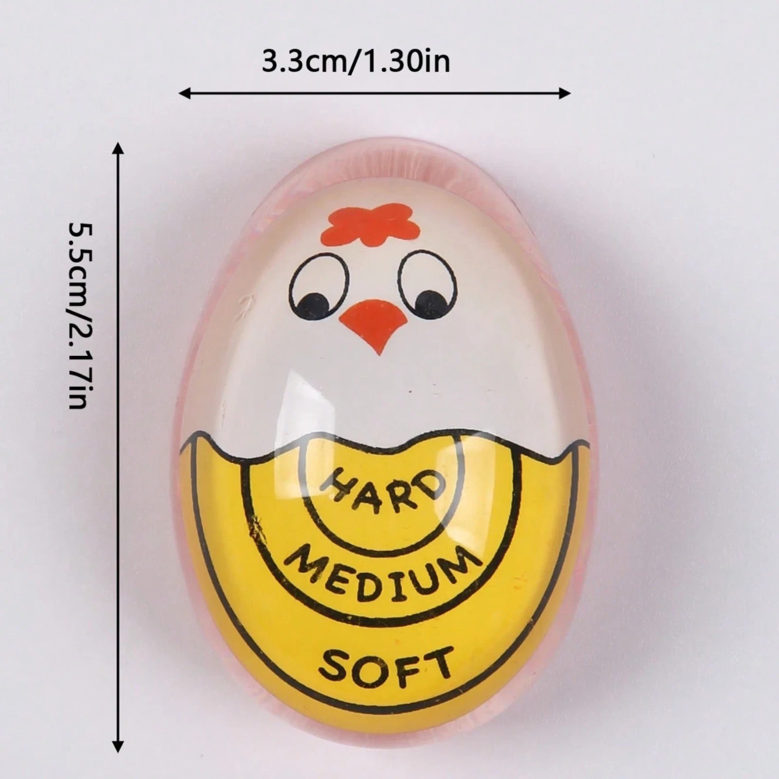Color Changing Egg Timer Reusable Soft Medium Hard Boiled Egg Cooking Timer