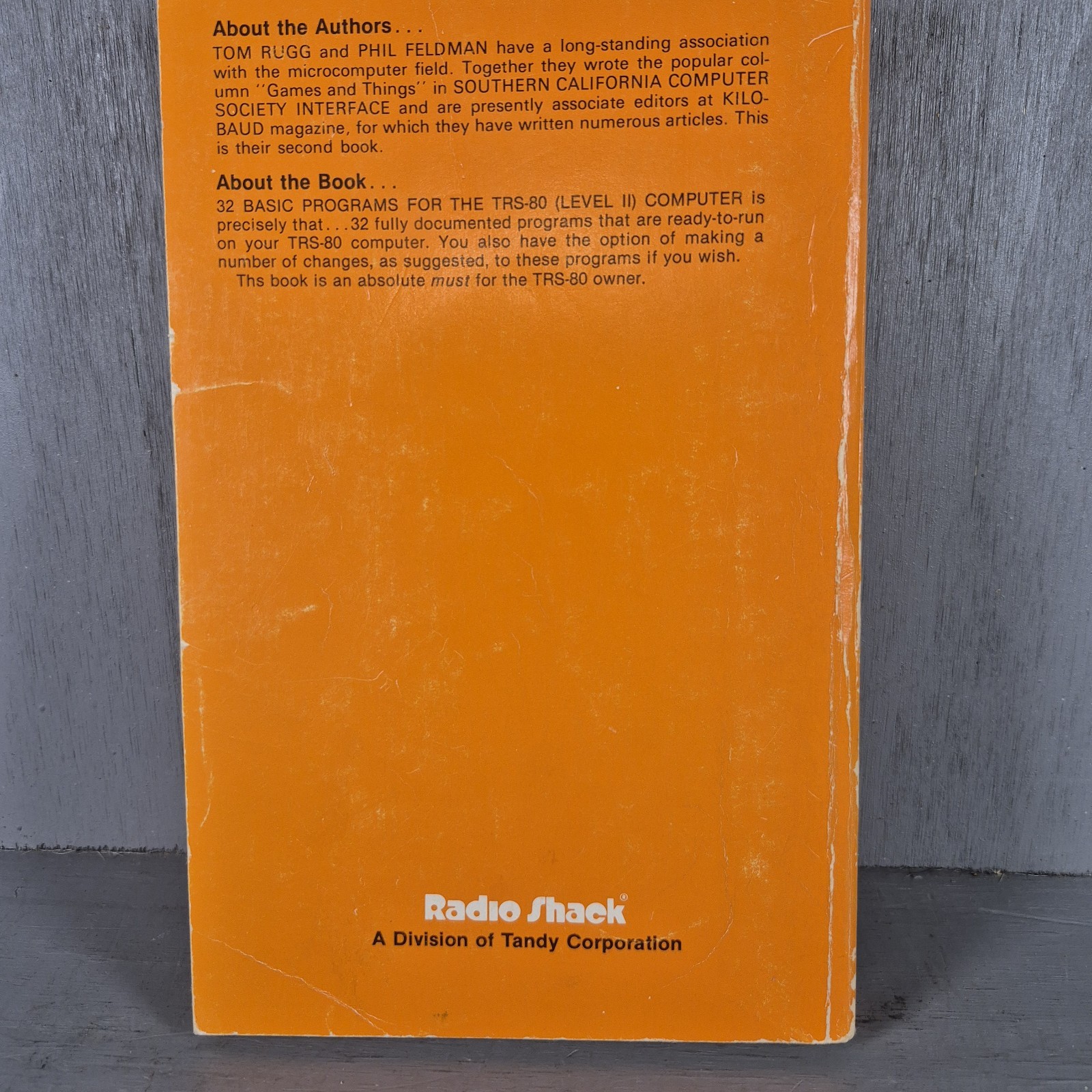 Radio Shack TRS-80 Programs Rugg Feldman 32 Basic Programs Level II Computer
