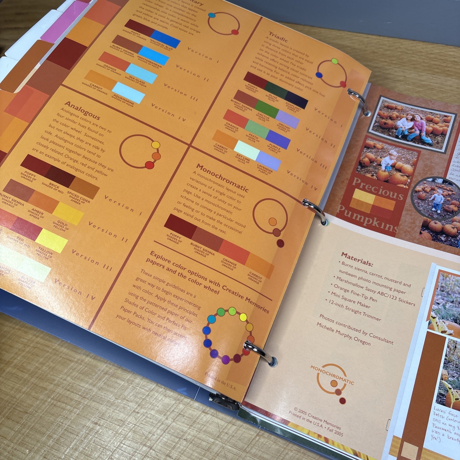 Creative Memories Page Patterns Family Scrapbooking Ideas Crafting Organizer