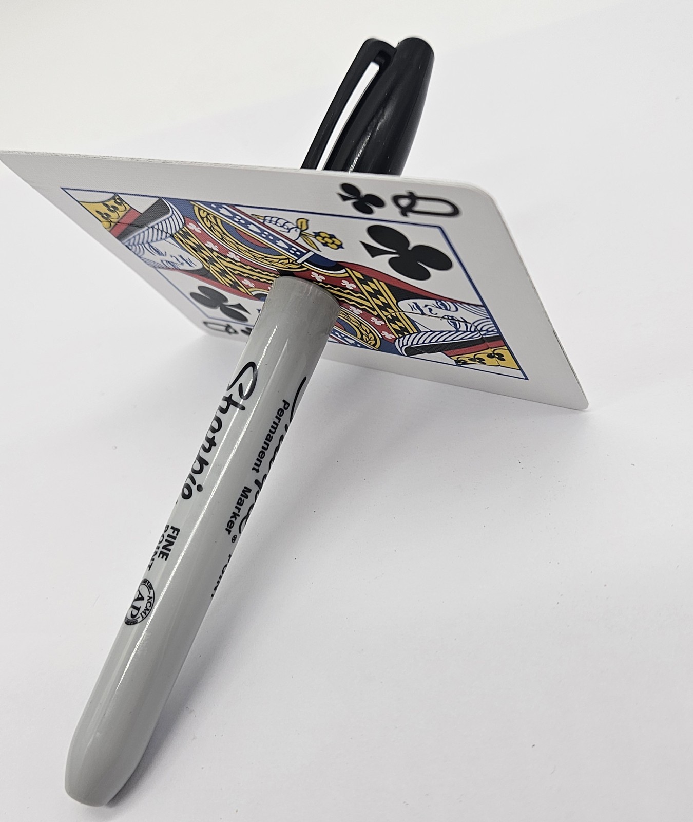Marker Through Card Trick - Extreme Visual Magic - Easy to Perfom - Blue Edition