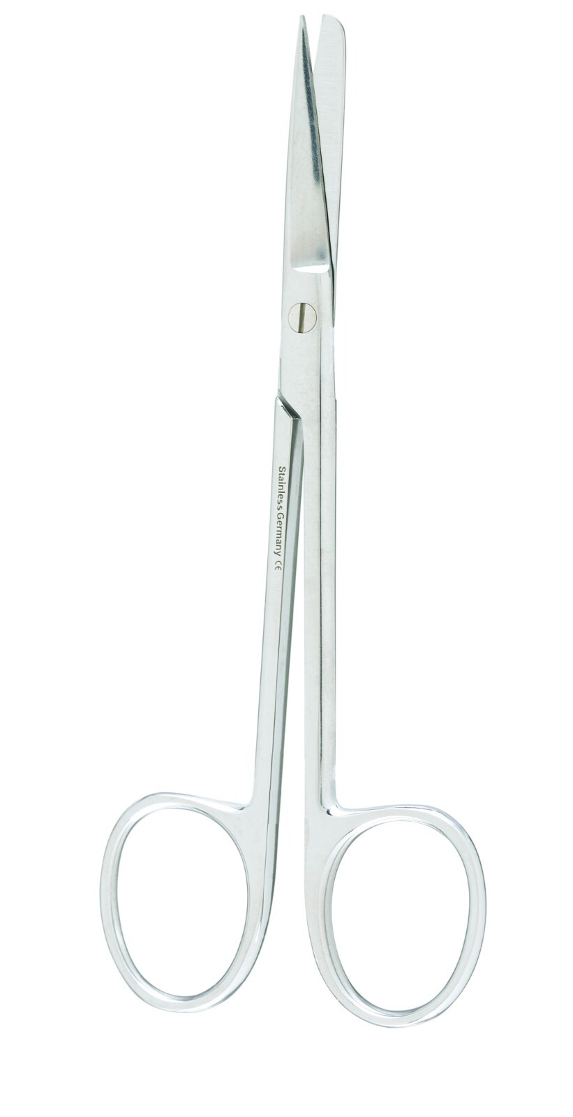 Plastic Surgery Scissor, 4.75", Straight Blades, Sharp/Blunt Tips, Serrated