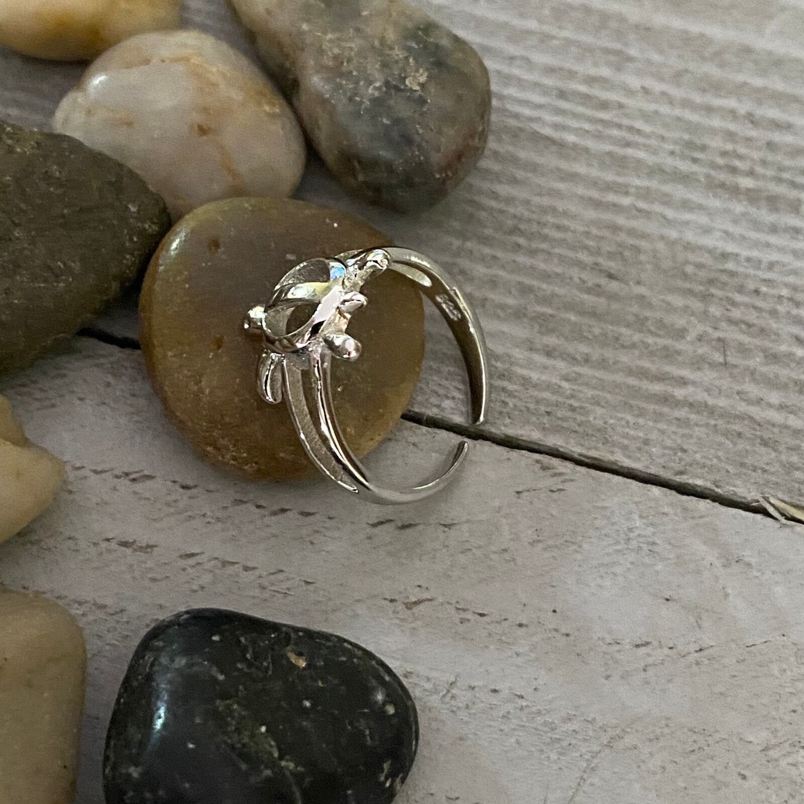 Sterling Silver Turtle Toe Ring
