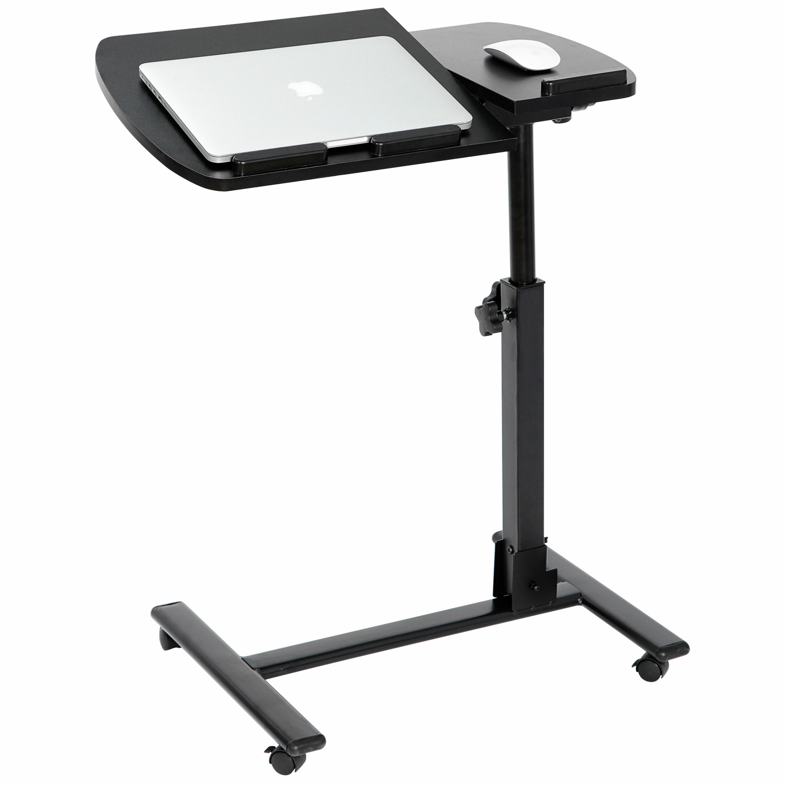 Rolling Laptop Desk Over Sofa Angle Height Adjustable Bed Notebook Table Stand