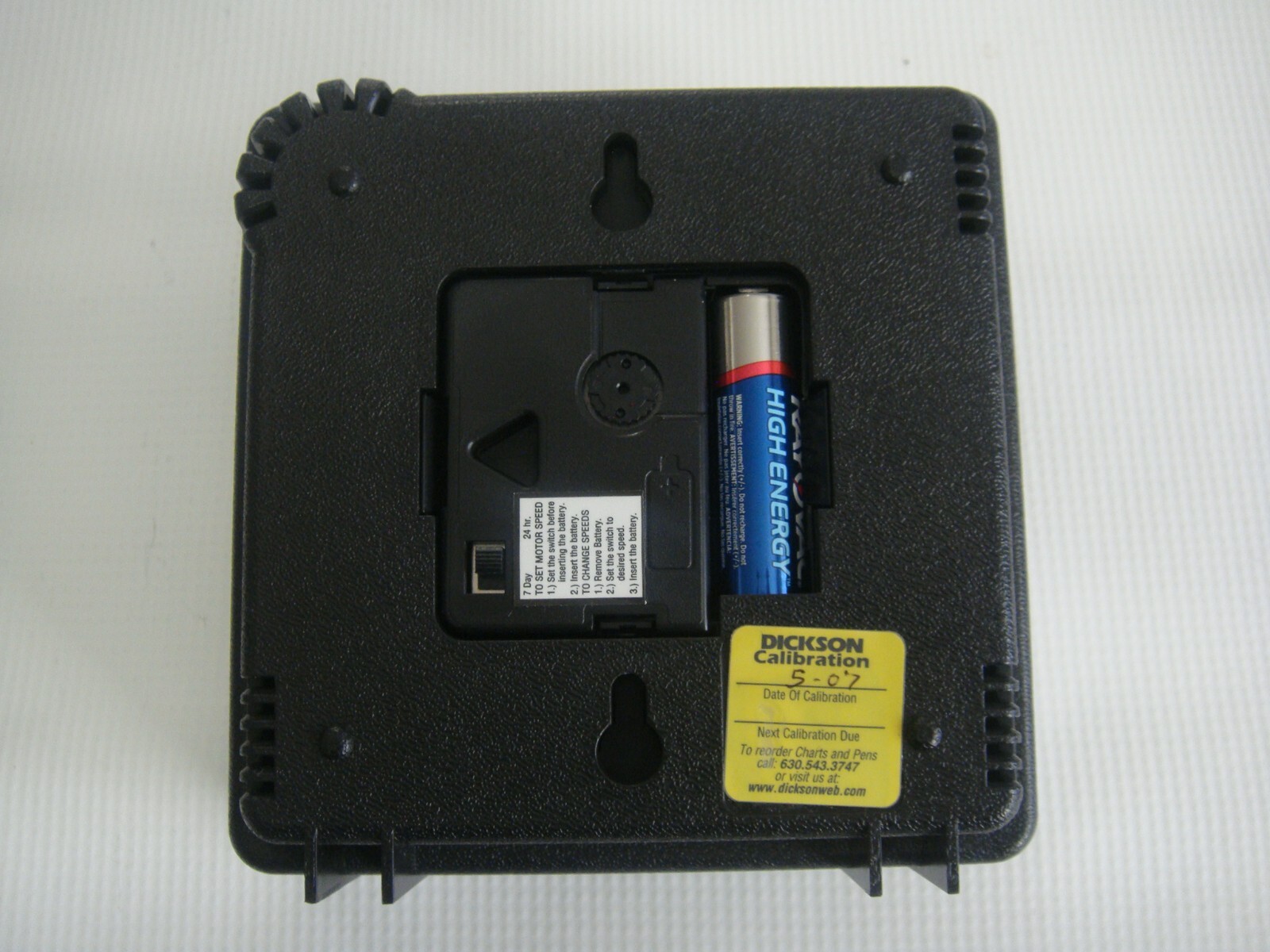 DICKSON SL4120F7 Temp Chart Recorder.