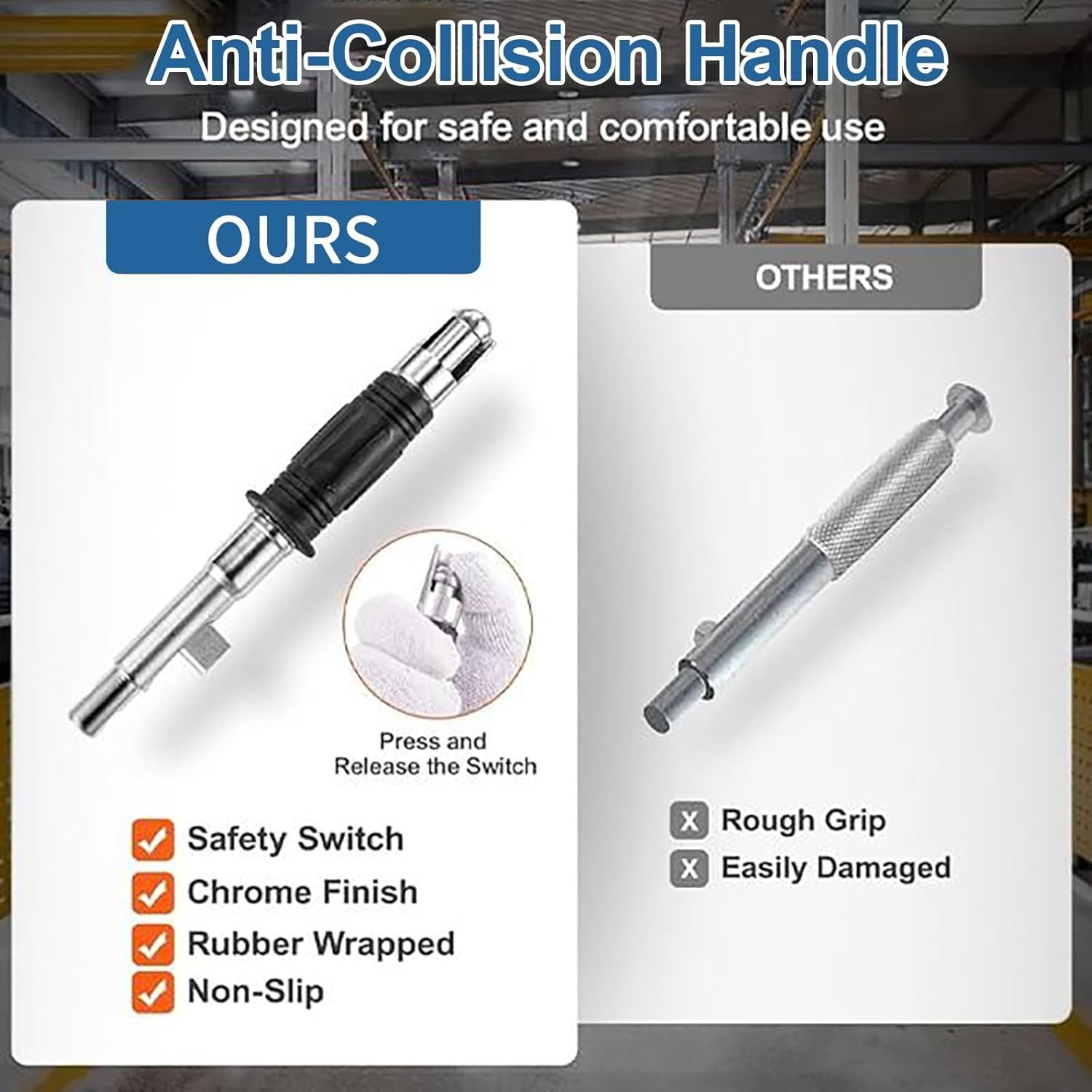 Robust 440 lb Magnetic Lifter with Chrome Hook – Effortless Lifting Solutions