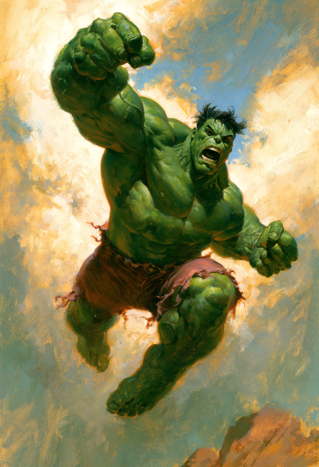 "Hulk 19" Fine Art Print 13x19 Limited to 20 Hand-Numbered Copies