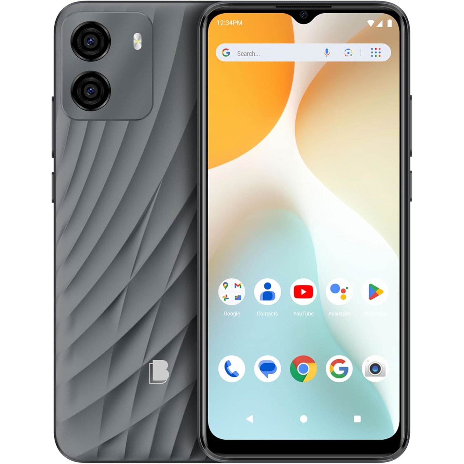 BLU G35 32GB Dual-SIM GSM Unlocked Android Smartphone - Grey - Very Good