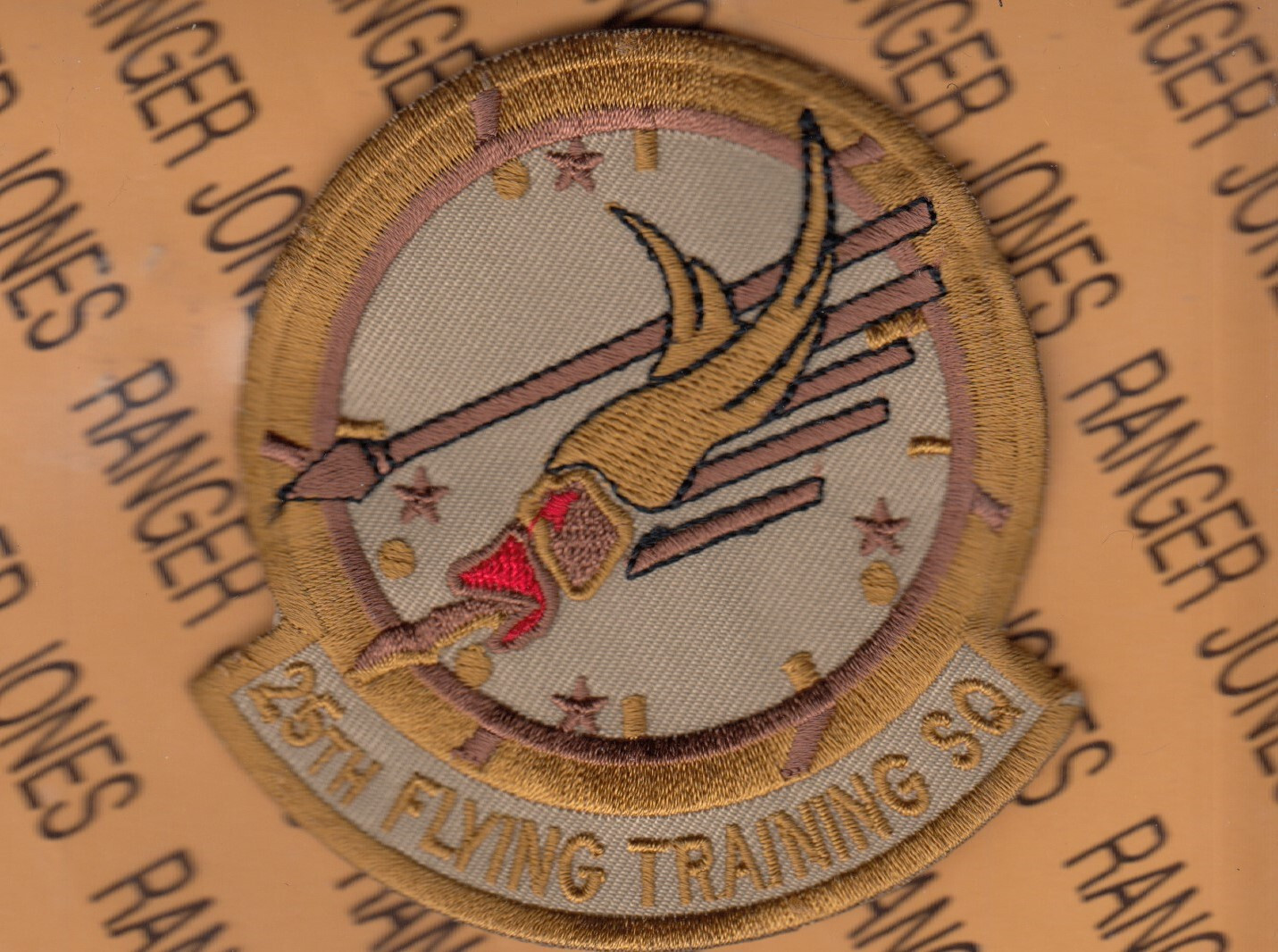 USAF Air Force 25th Flying Training Squadron FTS ~3.5" OCP No HOOK patch c/e