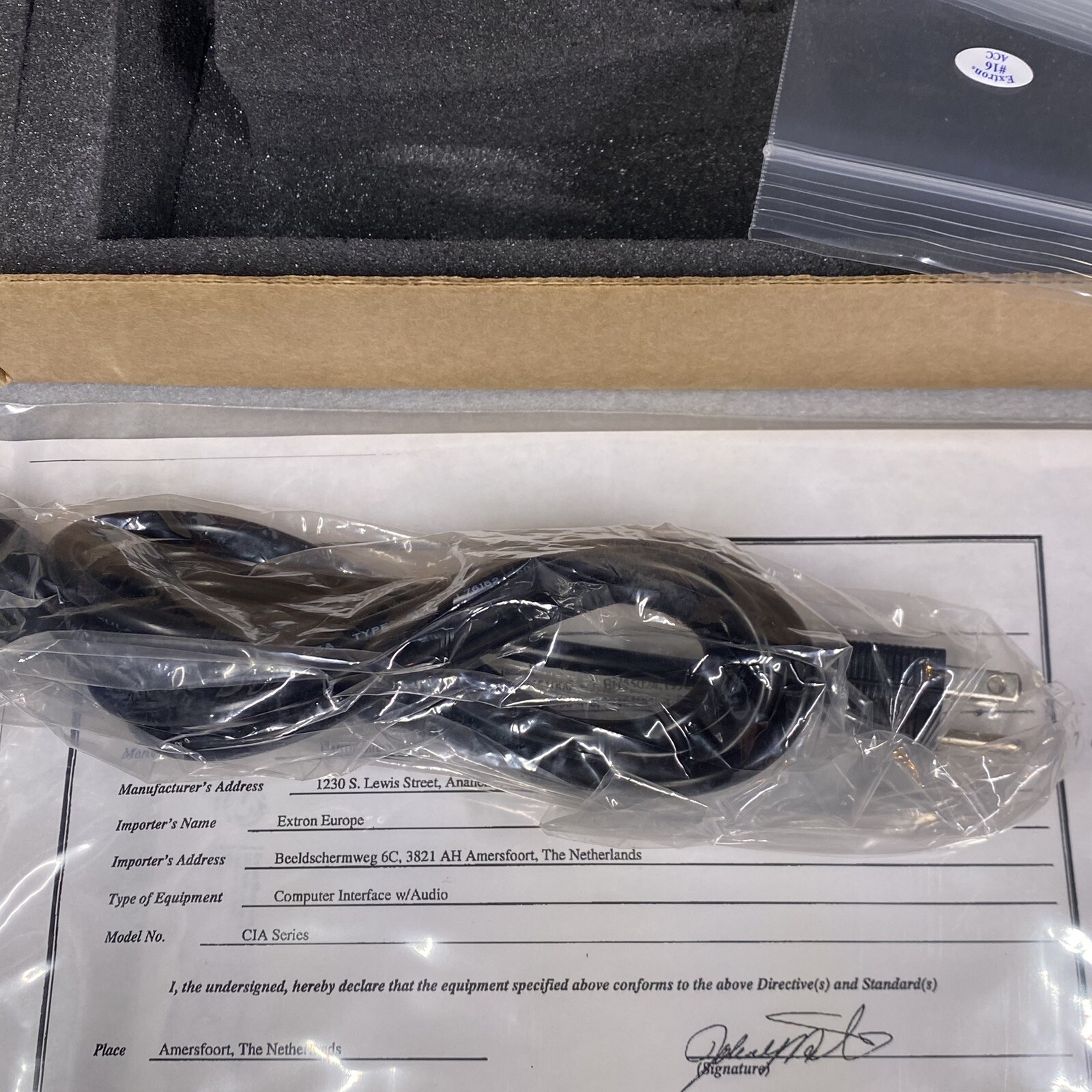 Extron Electronics 60-597-23 CIA111-4 Computer Interface With Audio