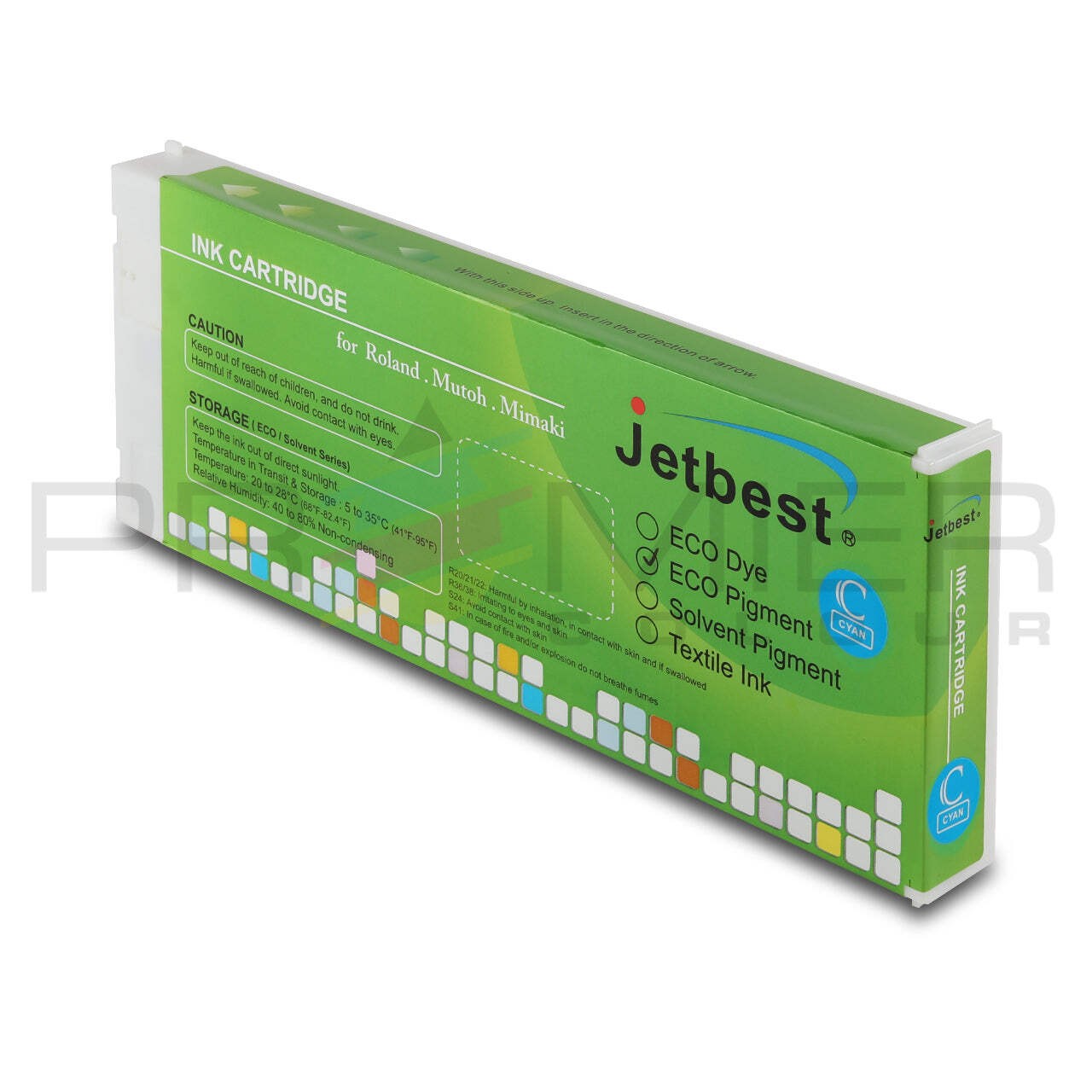 Jetbest Eco-Solvent Ink Cartridge, 220ml - Roland BN-20A, BN2-20, BN2-20A, BN2-3