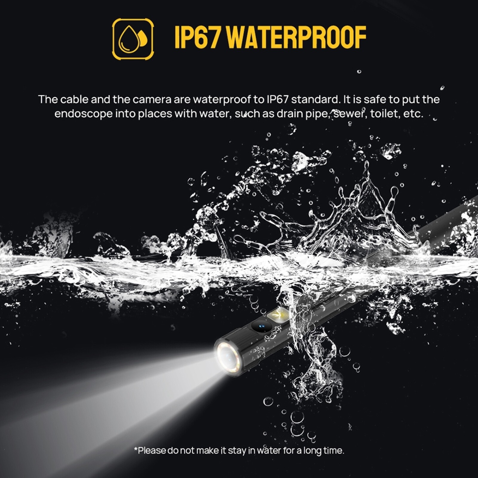 LED Endoscope E2 Ulefone IP67 Waterproof Digital Endoscope for Armor
