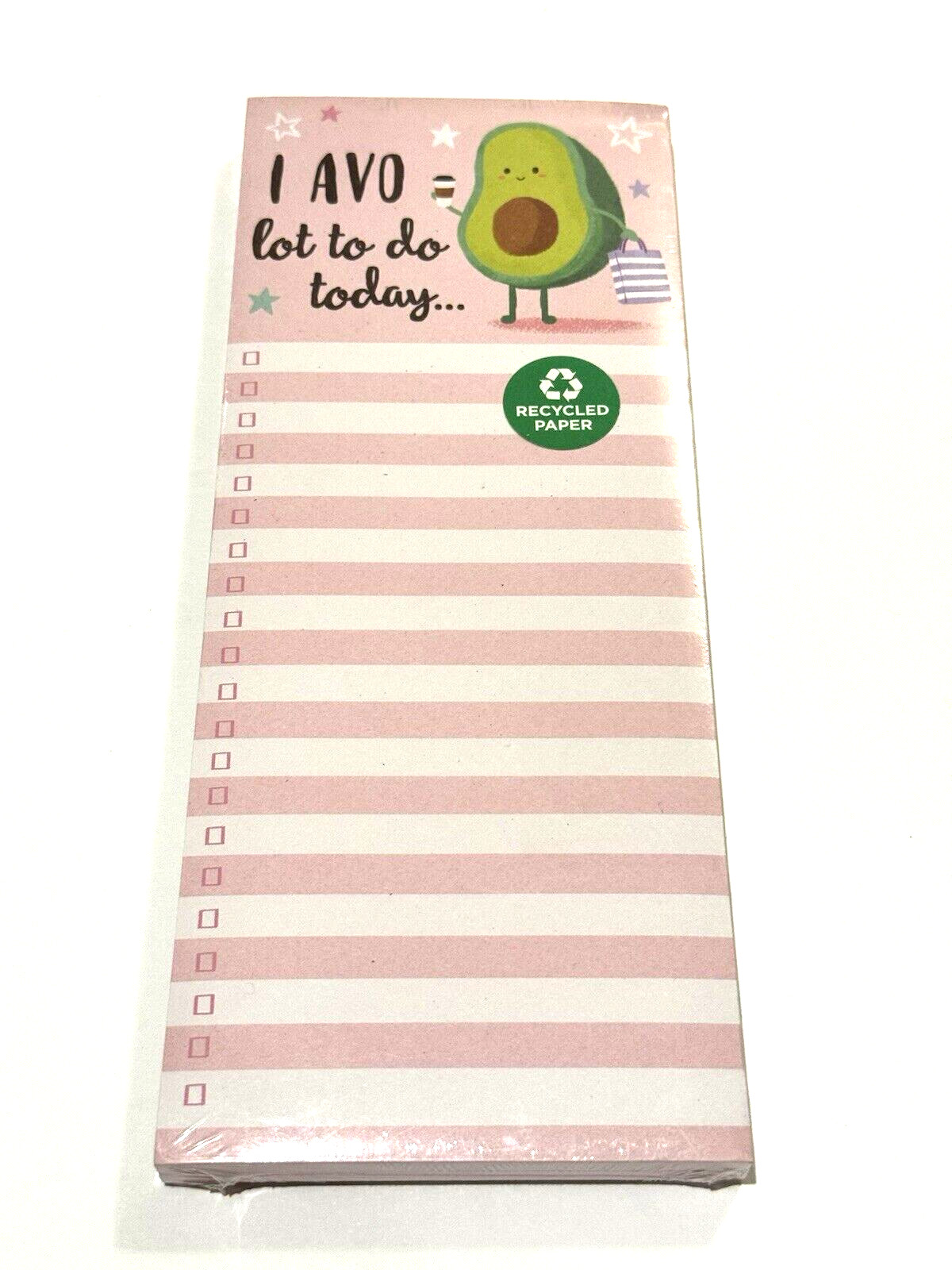 Clementine Avocado Kitchen Magnetic Note Memo Pad Shop To Do List Refrigerator