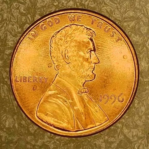 💥 BU RARE 1996 LINCOLN CENT DDR W/ DIE TRAILS VARIETY