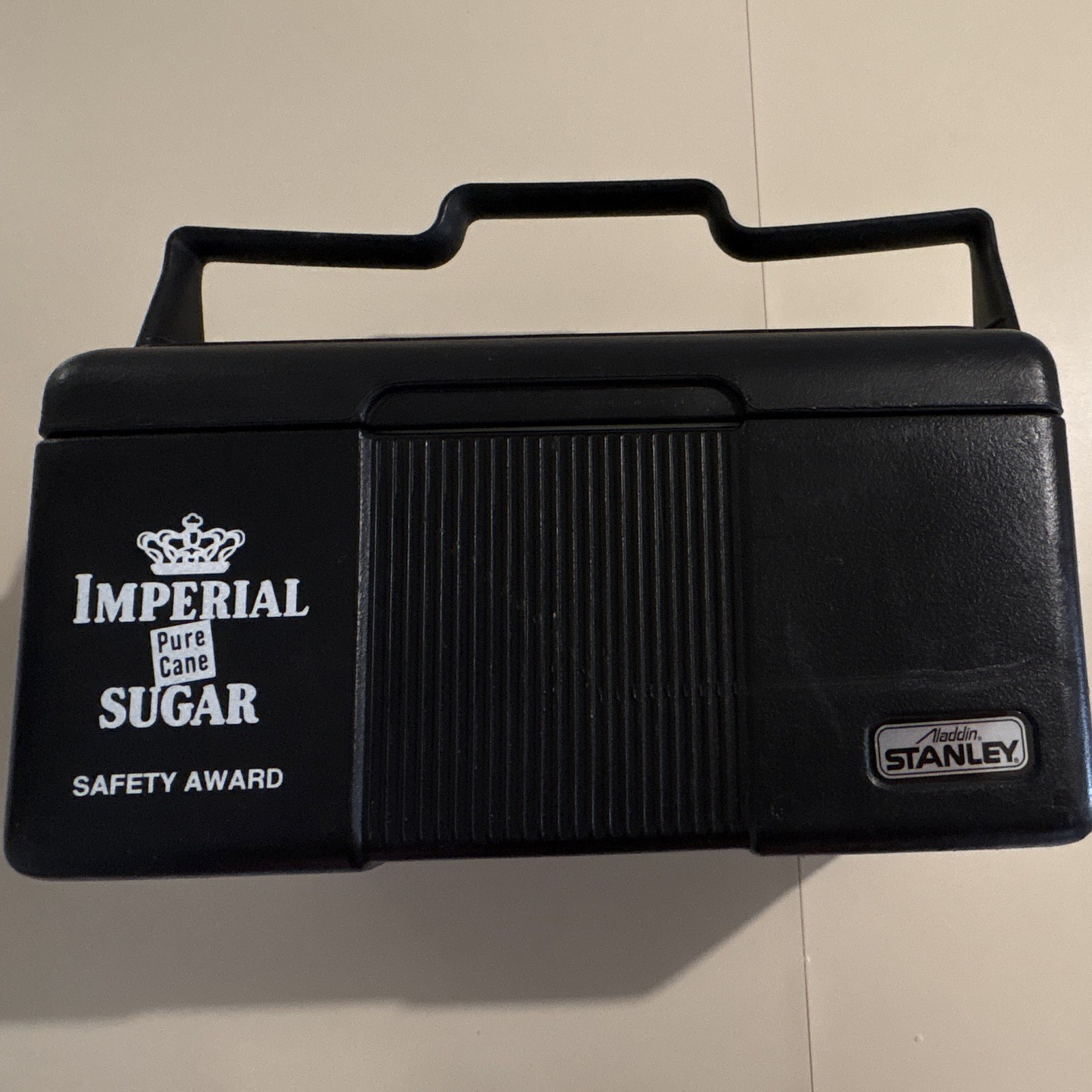 Stanley Black Plastic Ice Box Cooler with Handle, 2 Compartments