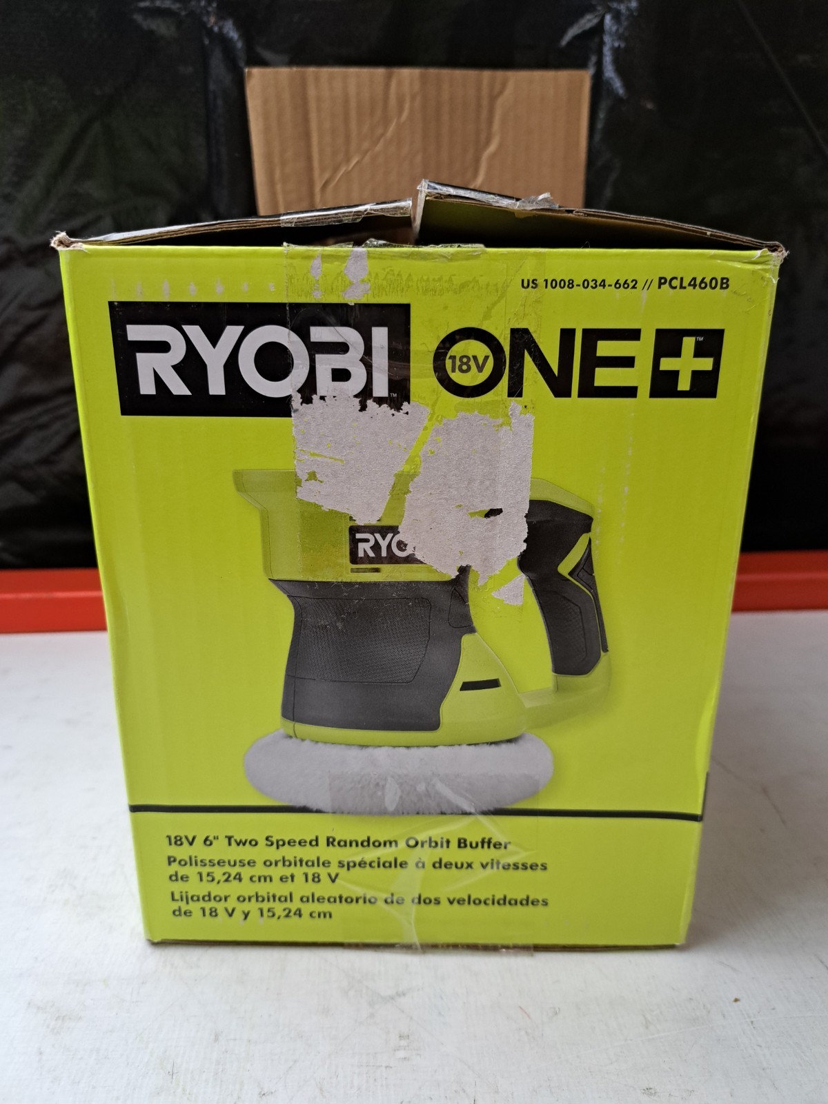 RYOBI 18V ONE+ 6" 2-Speed Buffer PCL460B (Tool Only)
