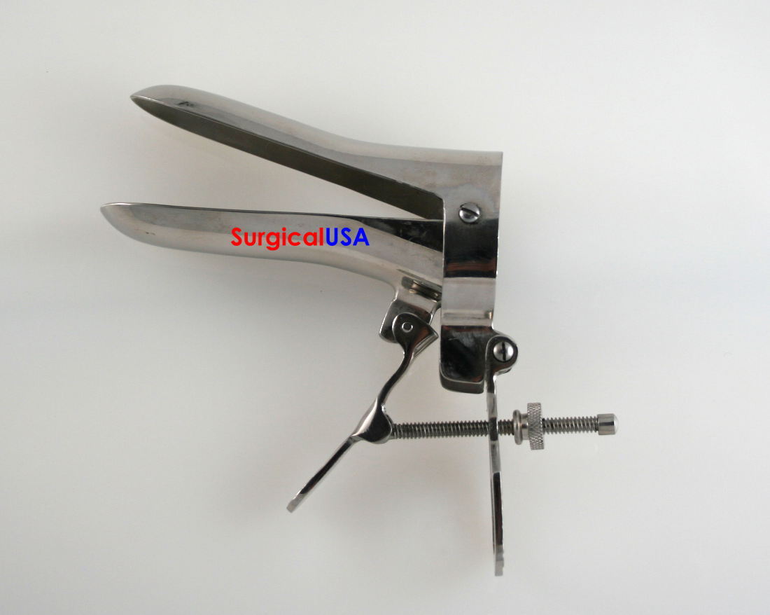 Cusco Vaginal Speculum Large Size with Center Screw Surgical Instruments