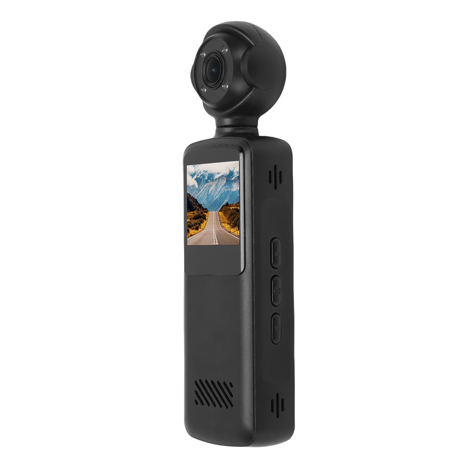 Handheld Action Camera 1080P HD 180° Rotating Head WiFi Electronic Stabiliz LAET