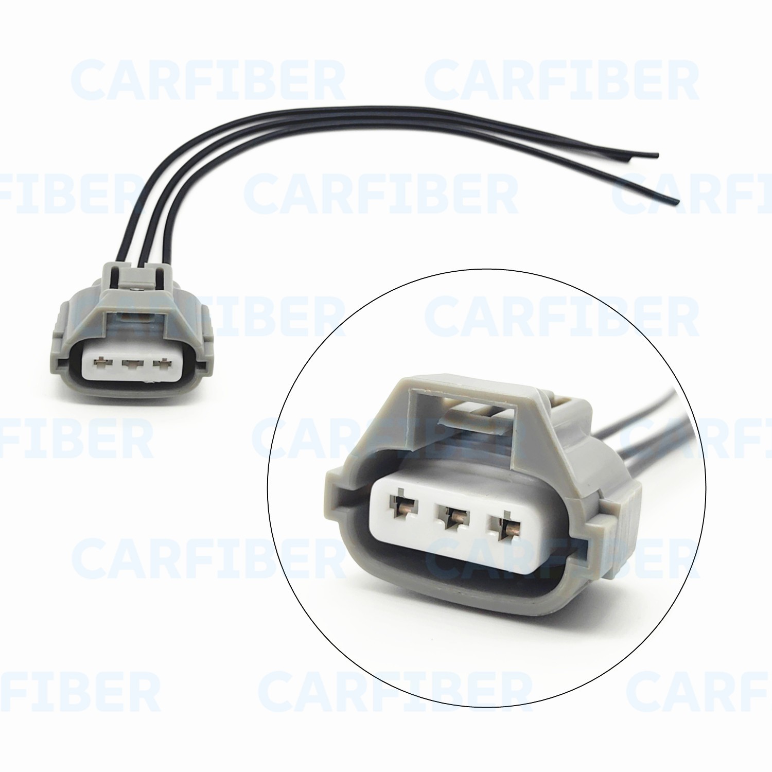 3-Pin Front Turn Signal Light Pigtail Connector Fits Subaru Legacy 2005-2007
