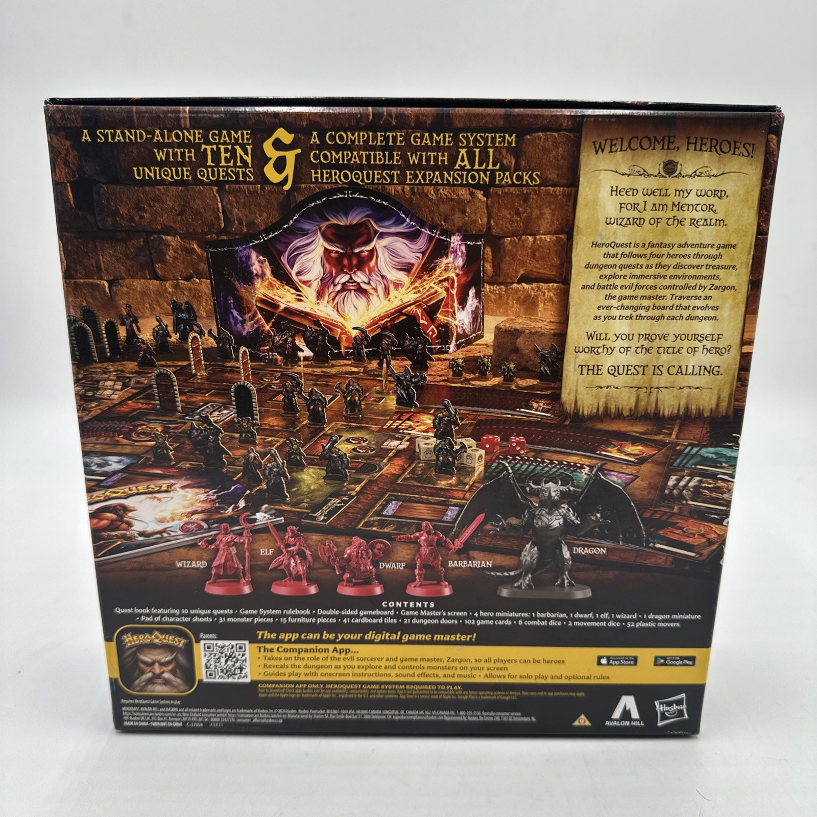 HeroQuest First Light Game System Complete Hasbro Avalon Hill Board Game