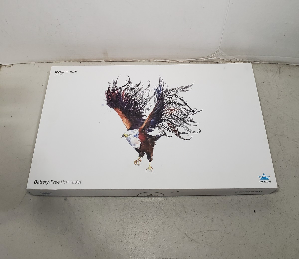 Huion Inspiroy H1060P Graphics Tablet - Black - New Open Box #69