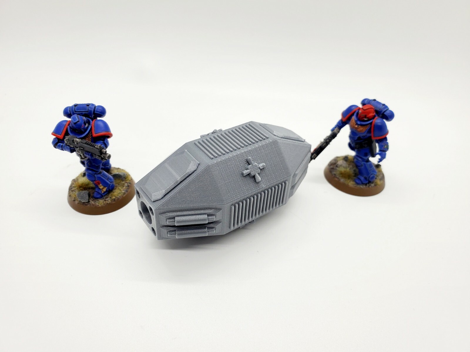 3D Printed Terrain SciFi Escape Pod Objective Marker 2 For Tabletop Wargames