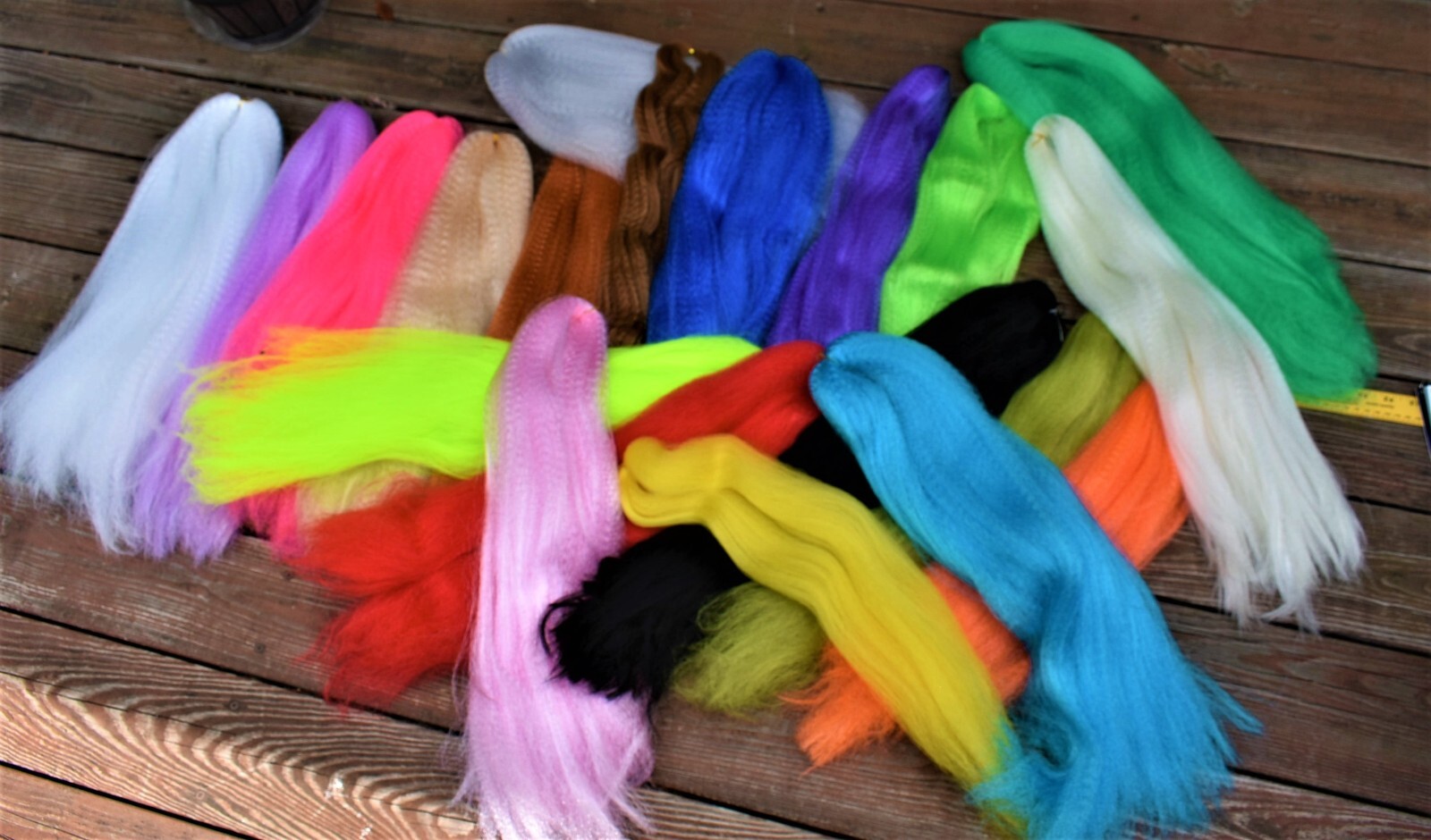 BULK ** Huge Hank SUPER HAIR for Fly Tying, U Choose Color, GIGANTIC