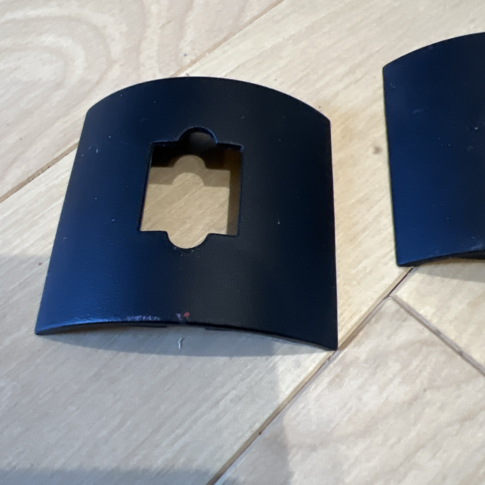 Two (2) Bose wall bracket cover plates BLACK (used)