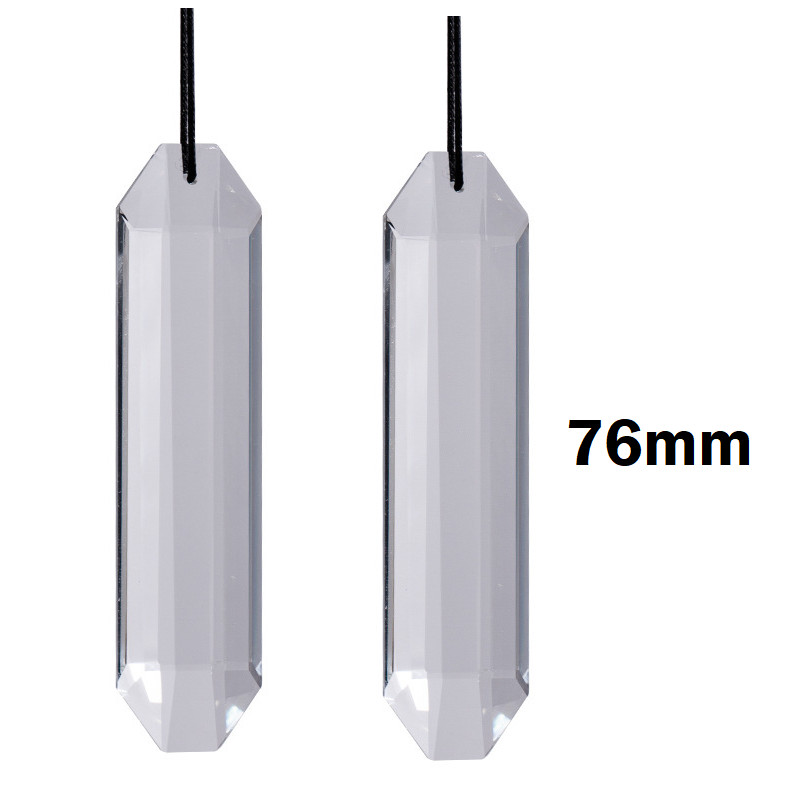1/2pcs Large Crystal Sun Catcher Prisms for Windows, Colored Suncatcher Crystals