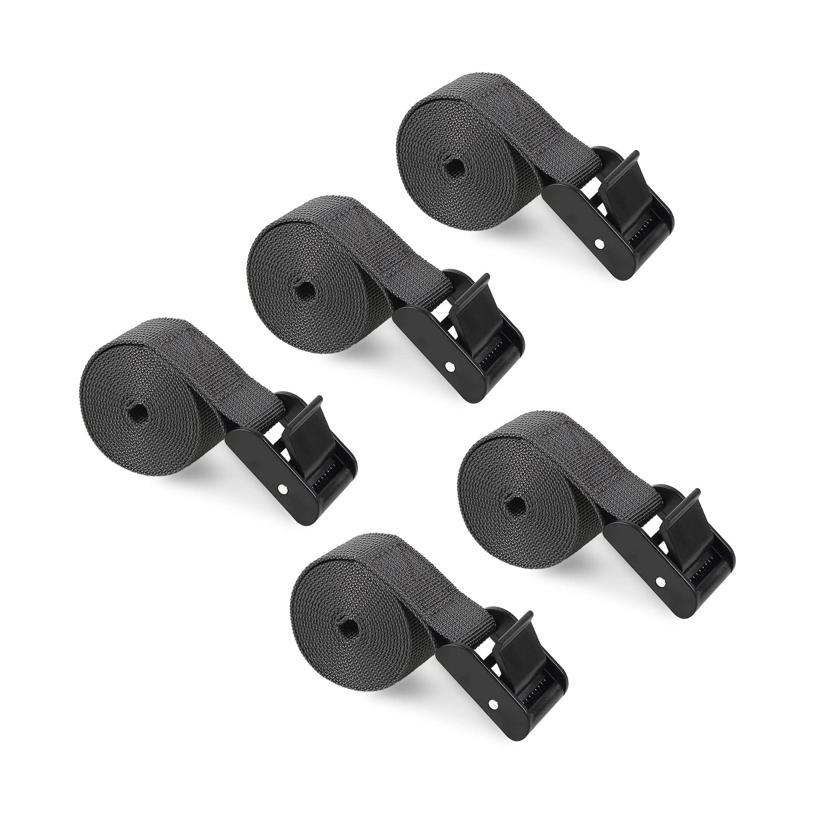 Folgtek 5pcs Trail Camera Straps Game Tree Mounting 145cm, Black