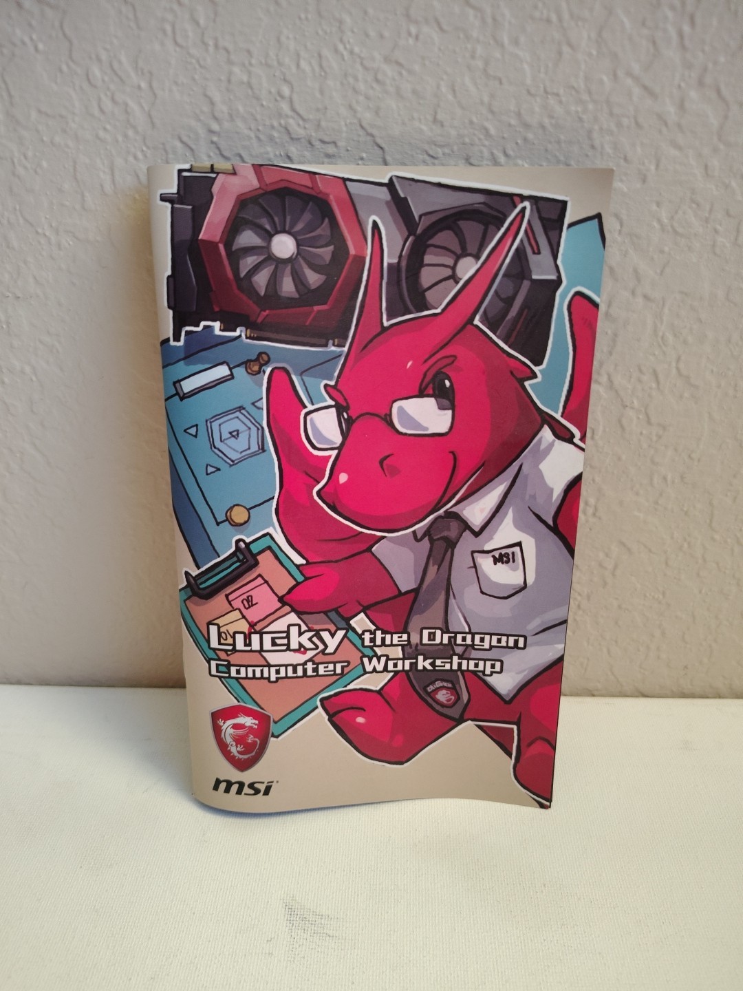 MSI - Lucky The Dragon Computer Workshop - Manual - Booklet - Collectible Book