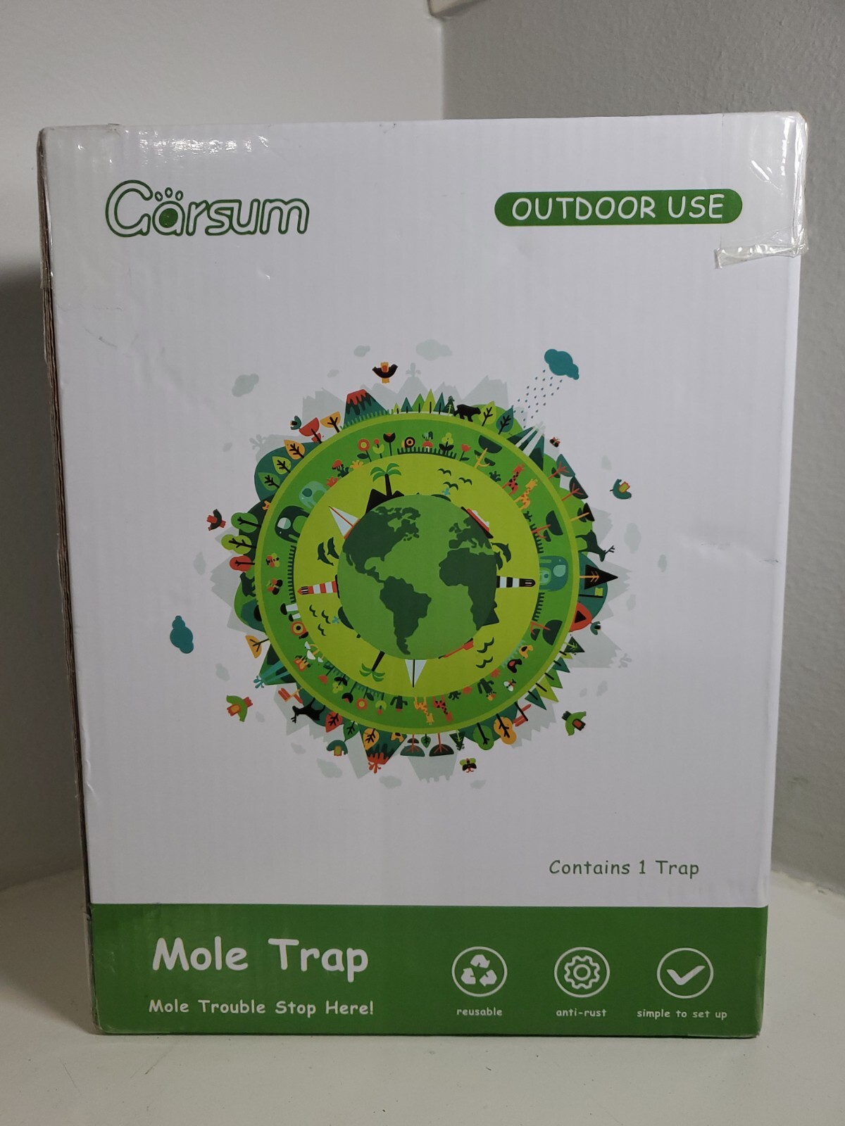 Carsum Mole Trap Gopher Trap Easy Set Eliminator Scissor Trap NEW