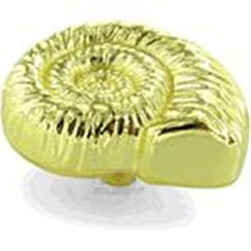1-5/8" Snail Shell Knob Polished Brass
